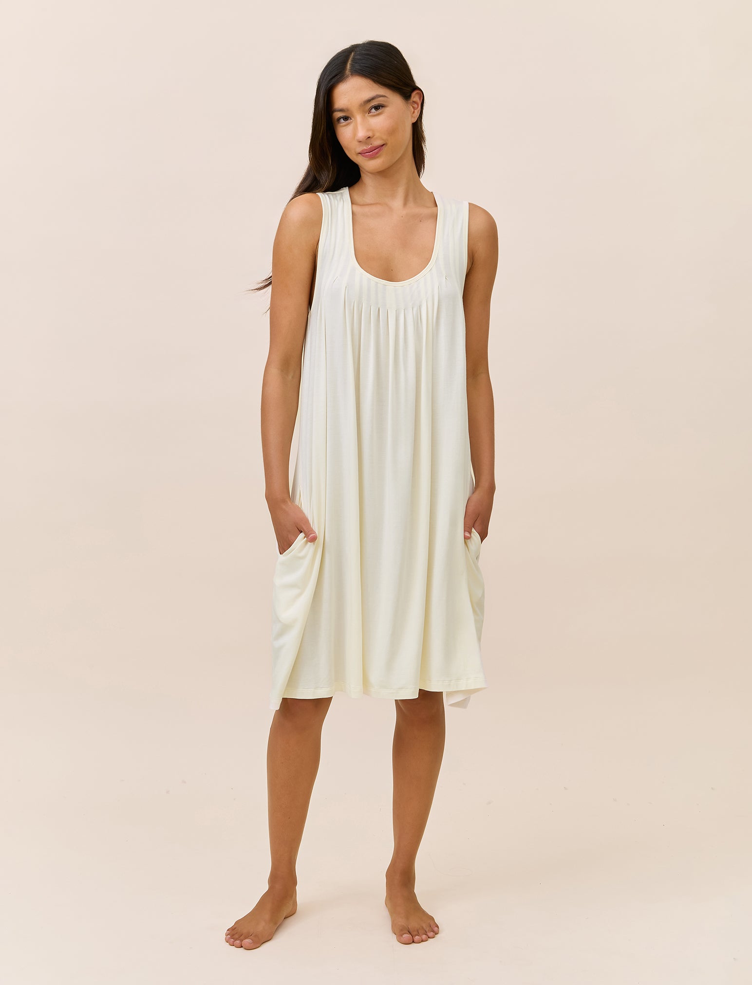 Kate Modal Soft Pleat Front Nightie