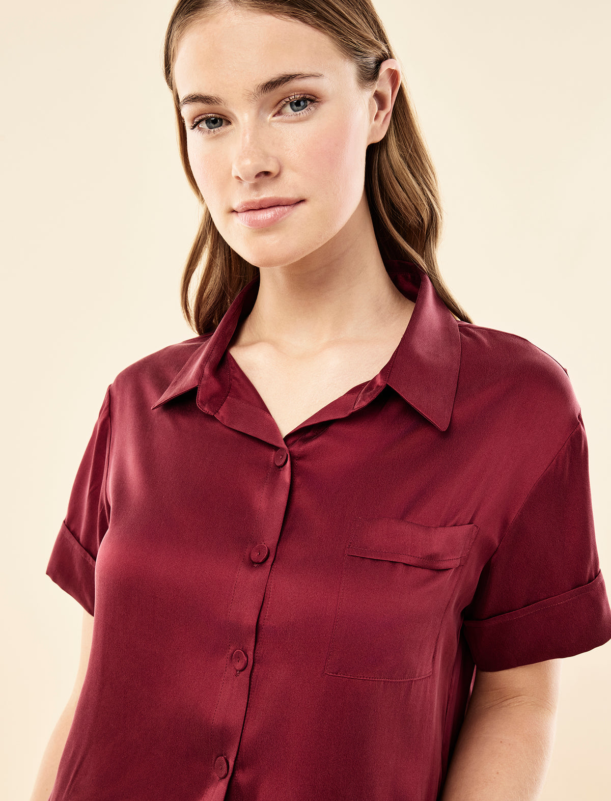 Audrey Washable Silk Boxer PJ Set