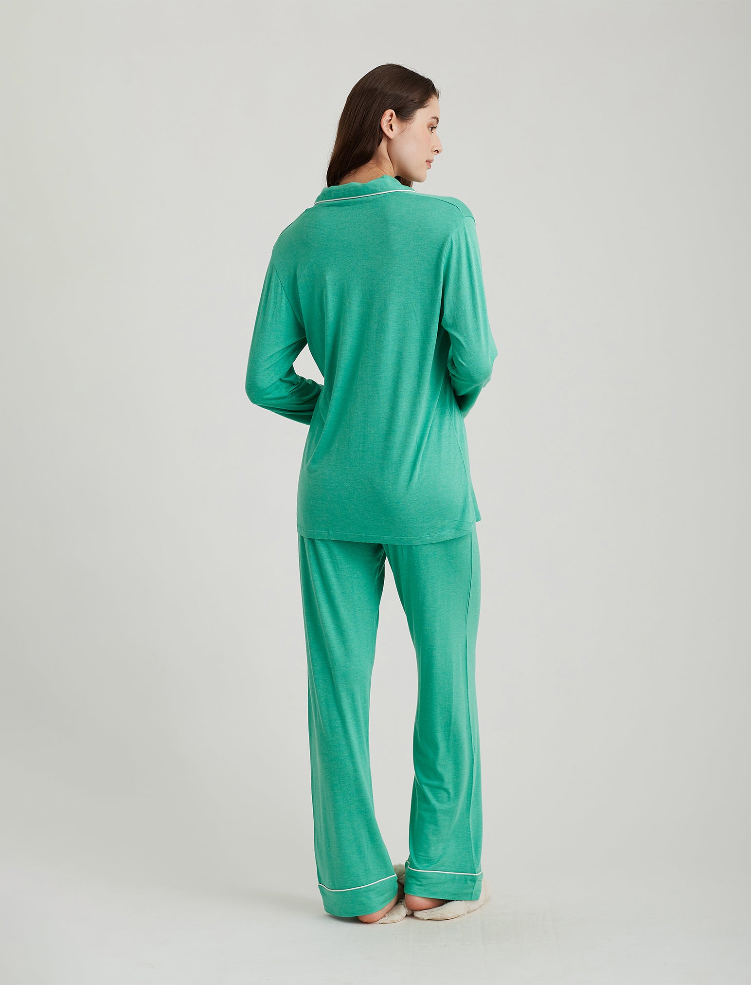 Kate Modal Soft Full Length PJ Set