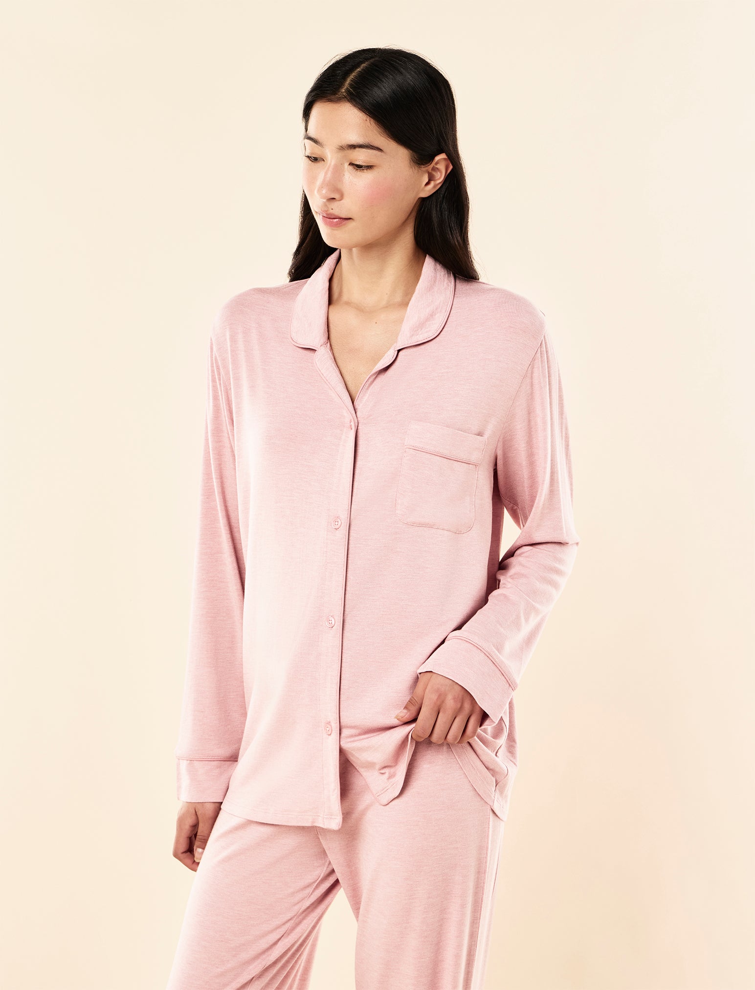 Kate Modal Soft Full Length PJ Set