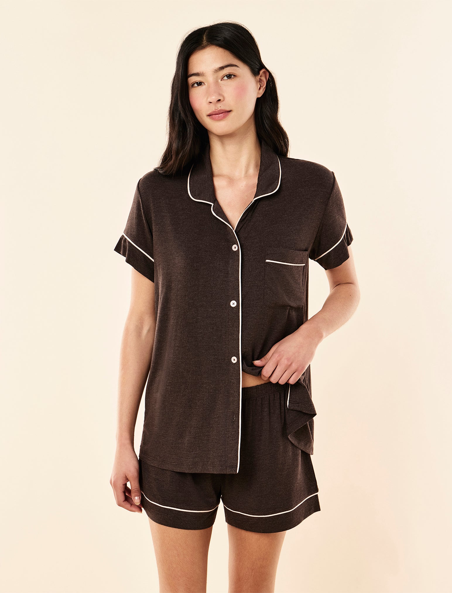 Kate Modal Soft Boxer PJ Set
