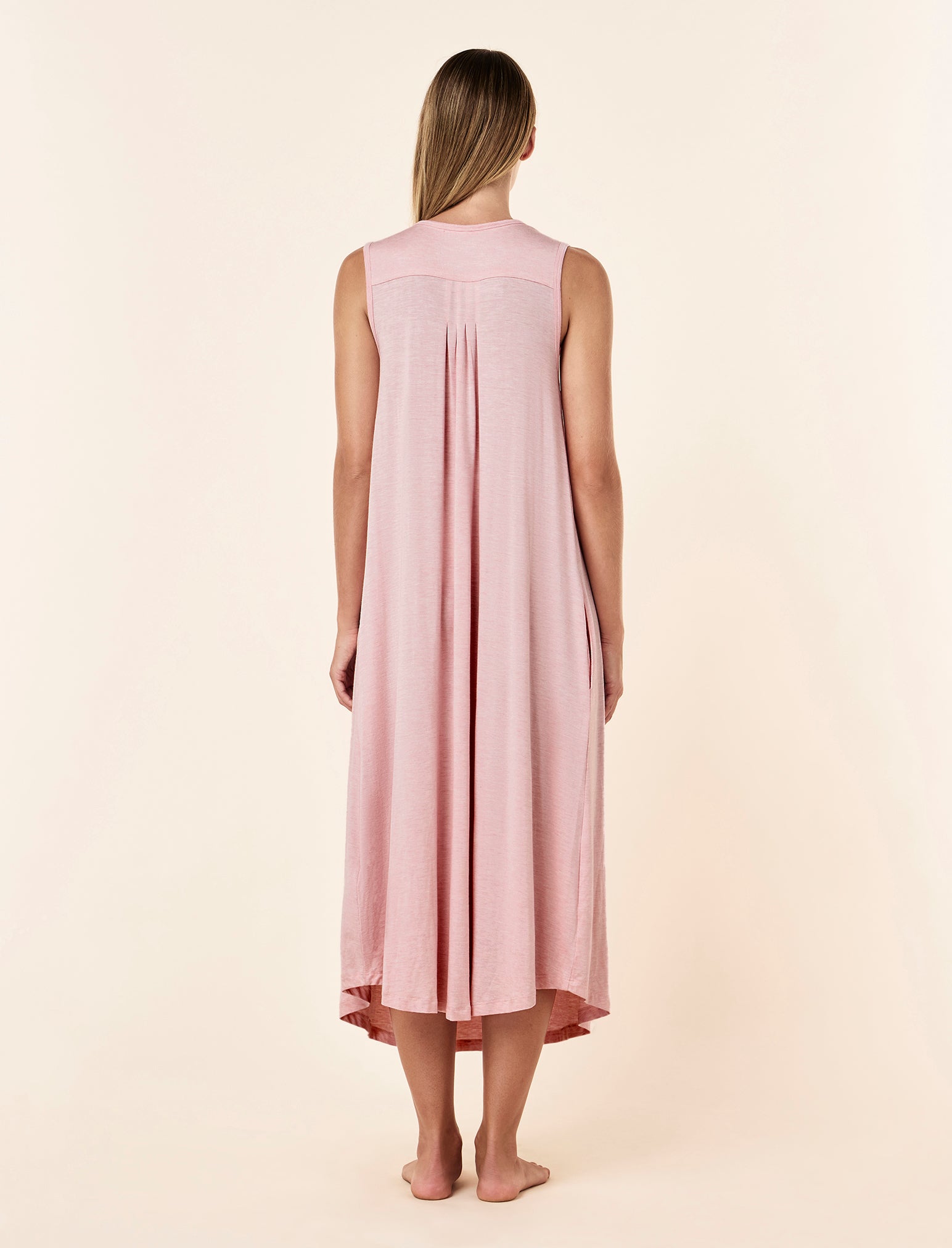 Kate Modal Soft Pleat Front Maxi Nightie