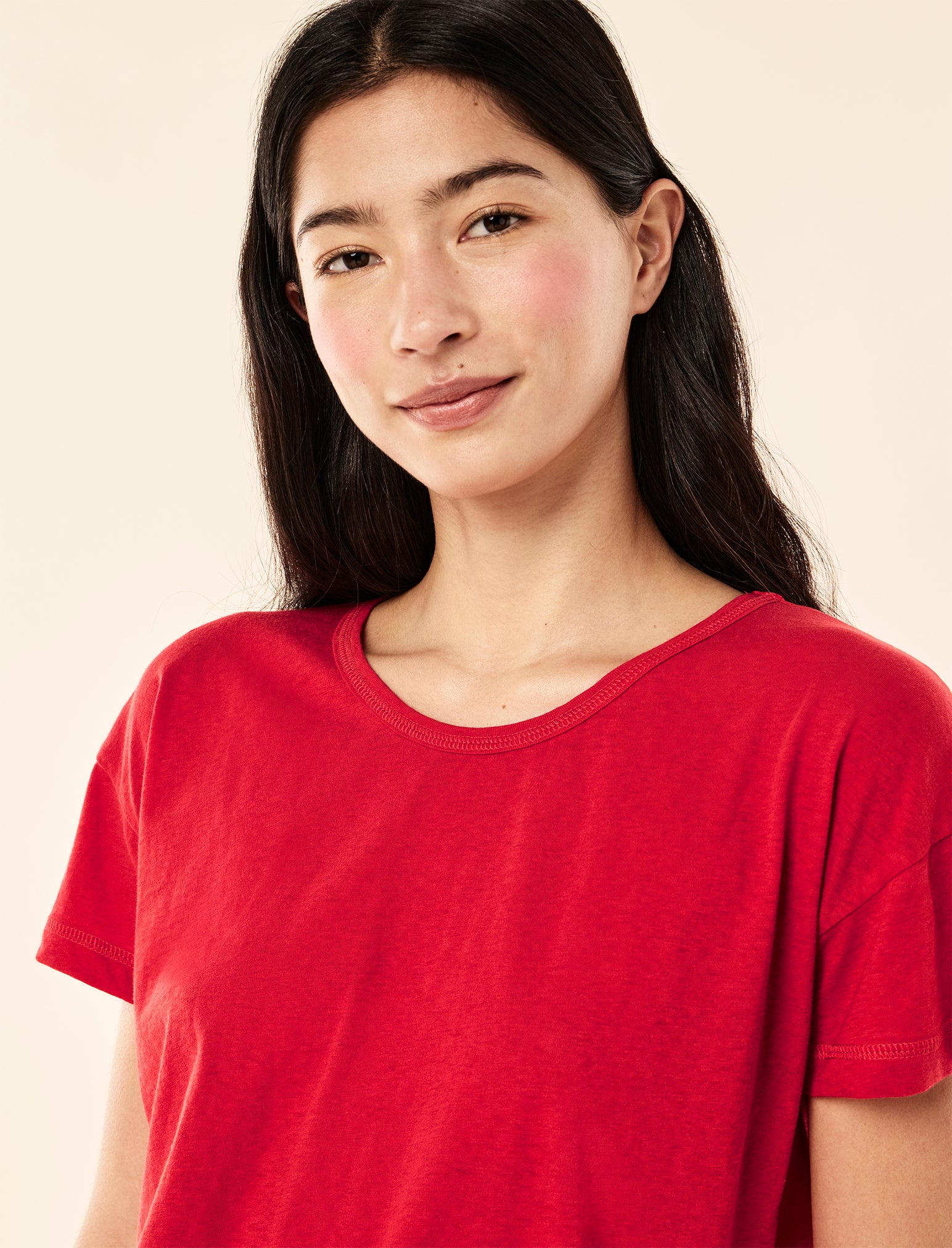 Jada Organic Cotton Knit Classic Tee