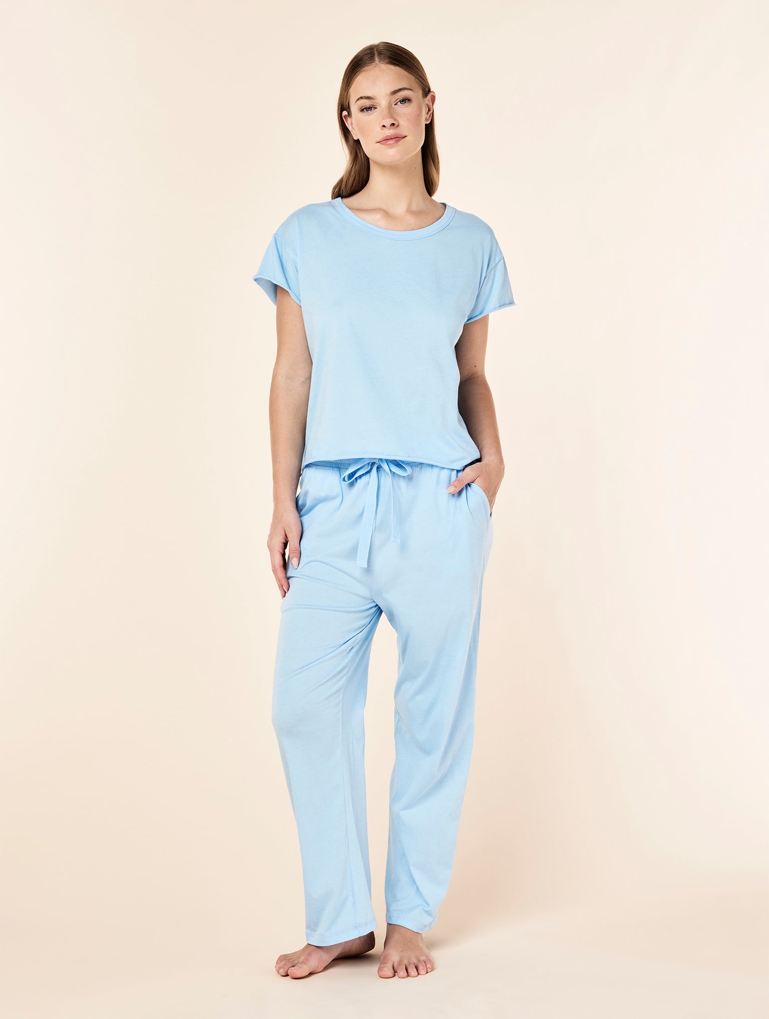 Jada Organic Cotton Knit Boxy Tee