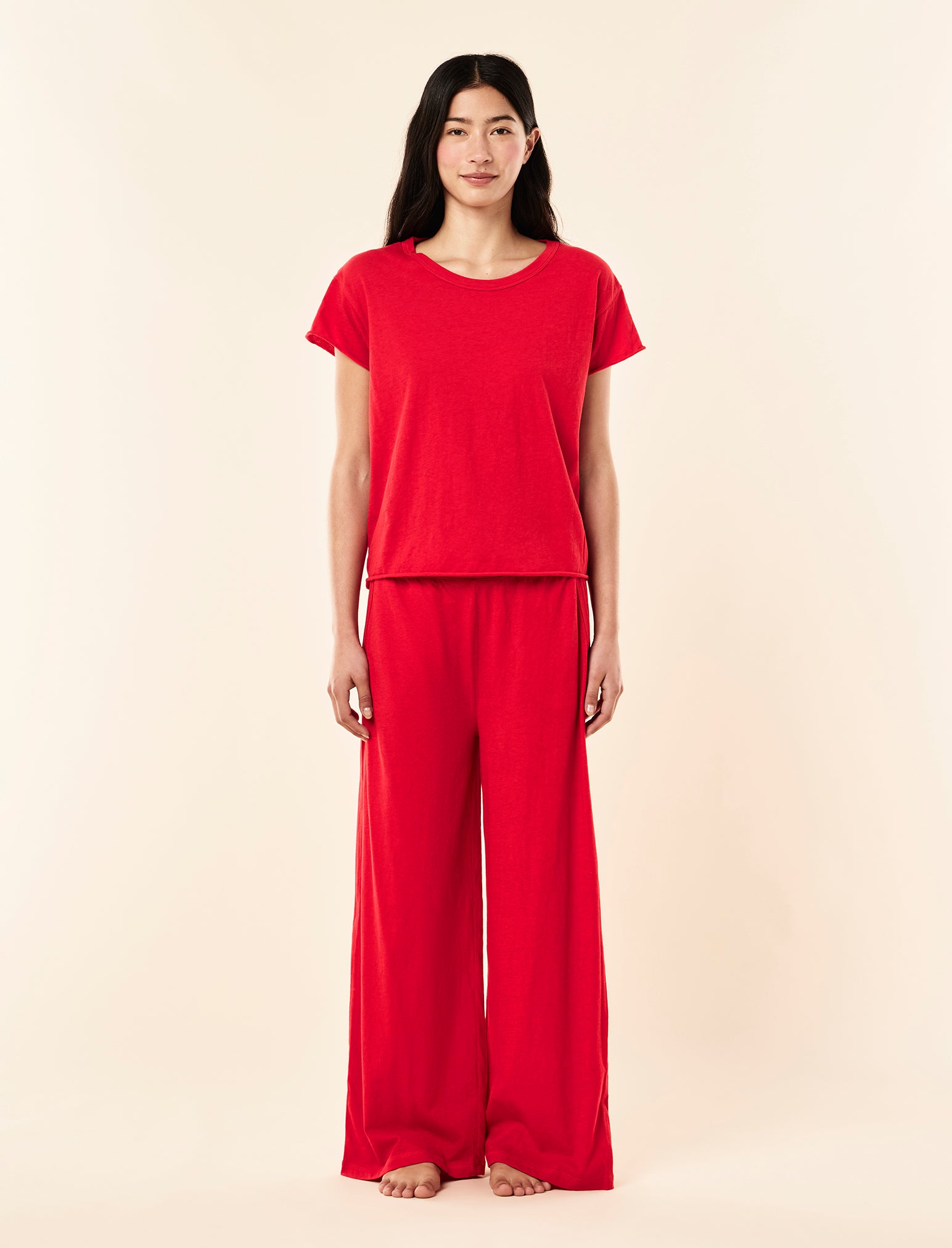 Jada Organic Cotton Wide Leg Pant