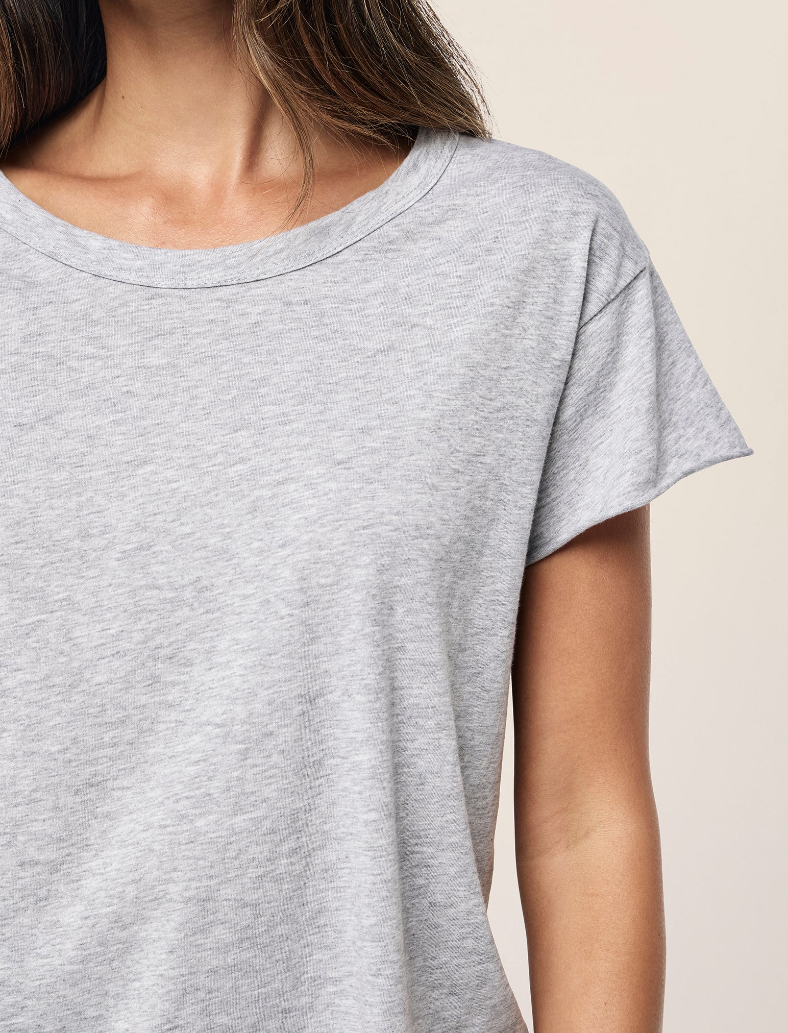 Jada Organic Cotton Knit Boxy Tee
