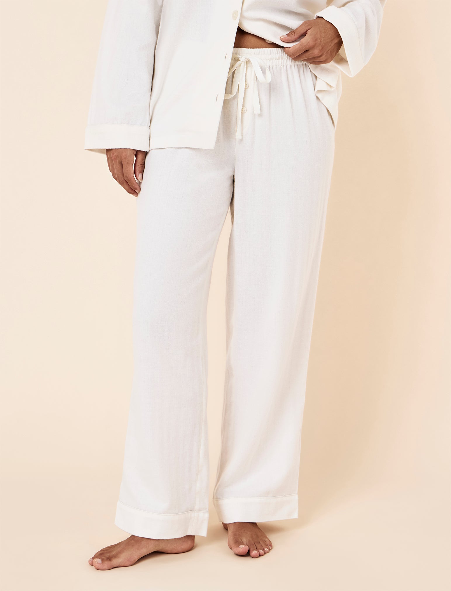 Super Soft Brushed Herringbone PJ Set