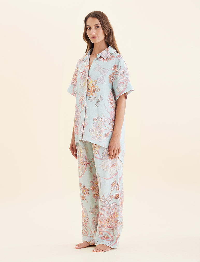 Coco Resort Linen Short Sleeve Shirt