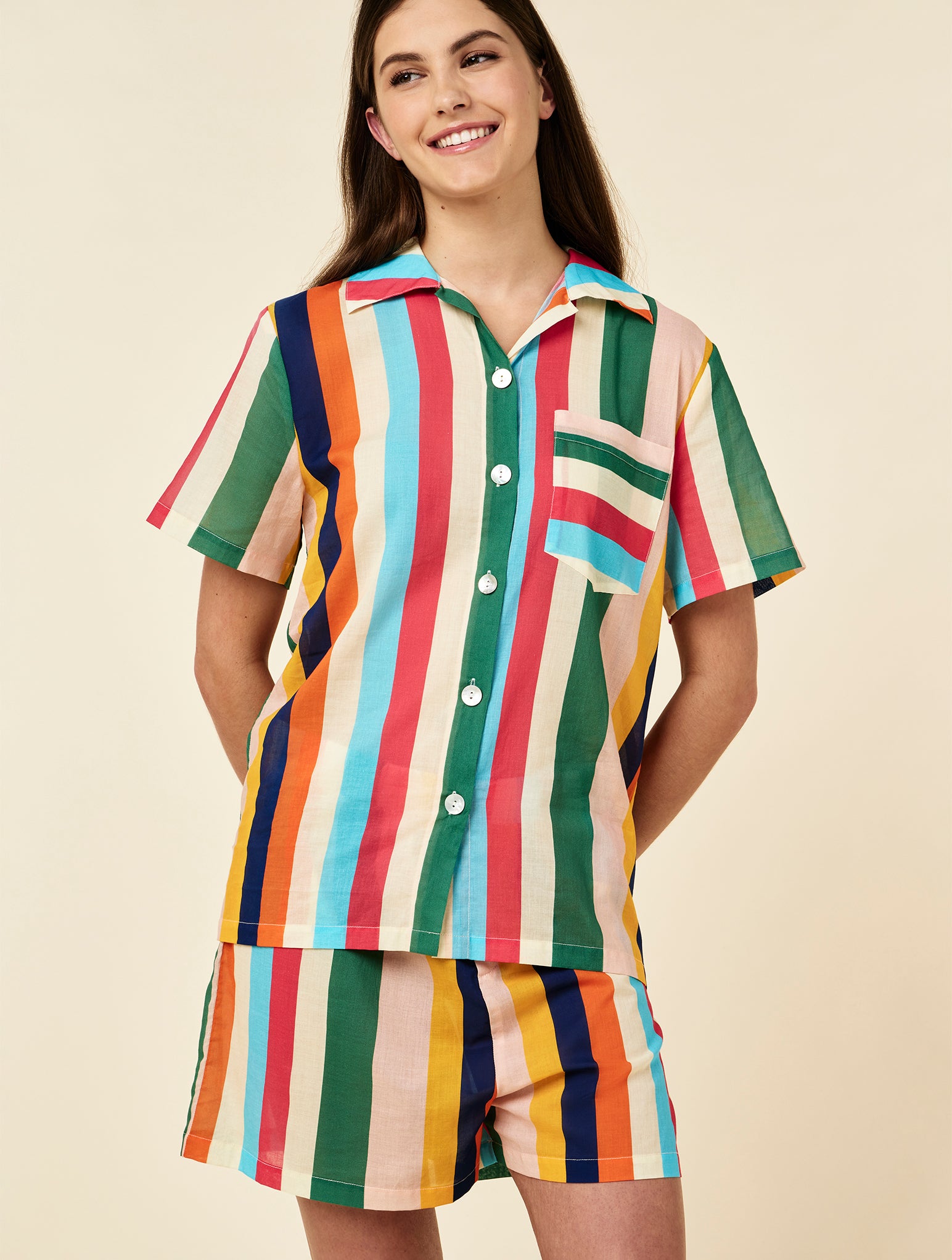 Holiday Stripe Boxer PJ