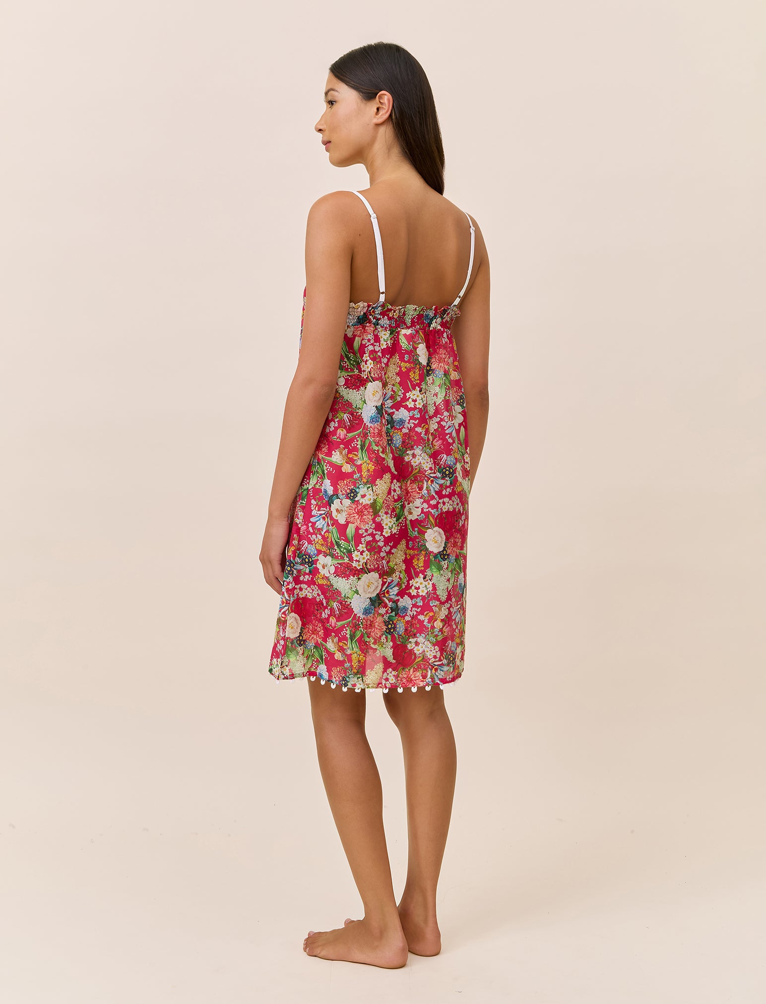 Holly Lace Front Midi Nightie