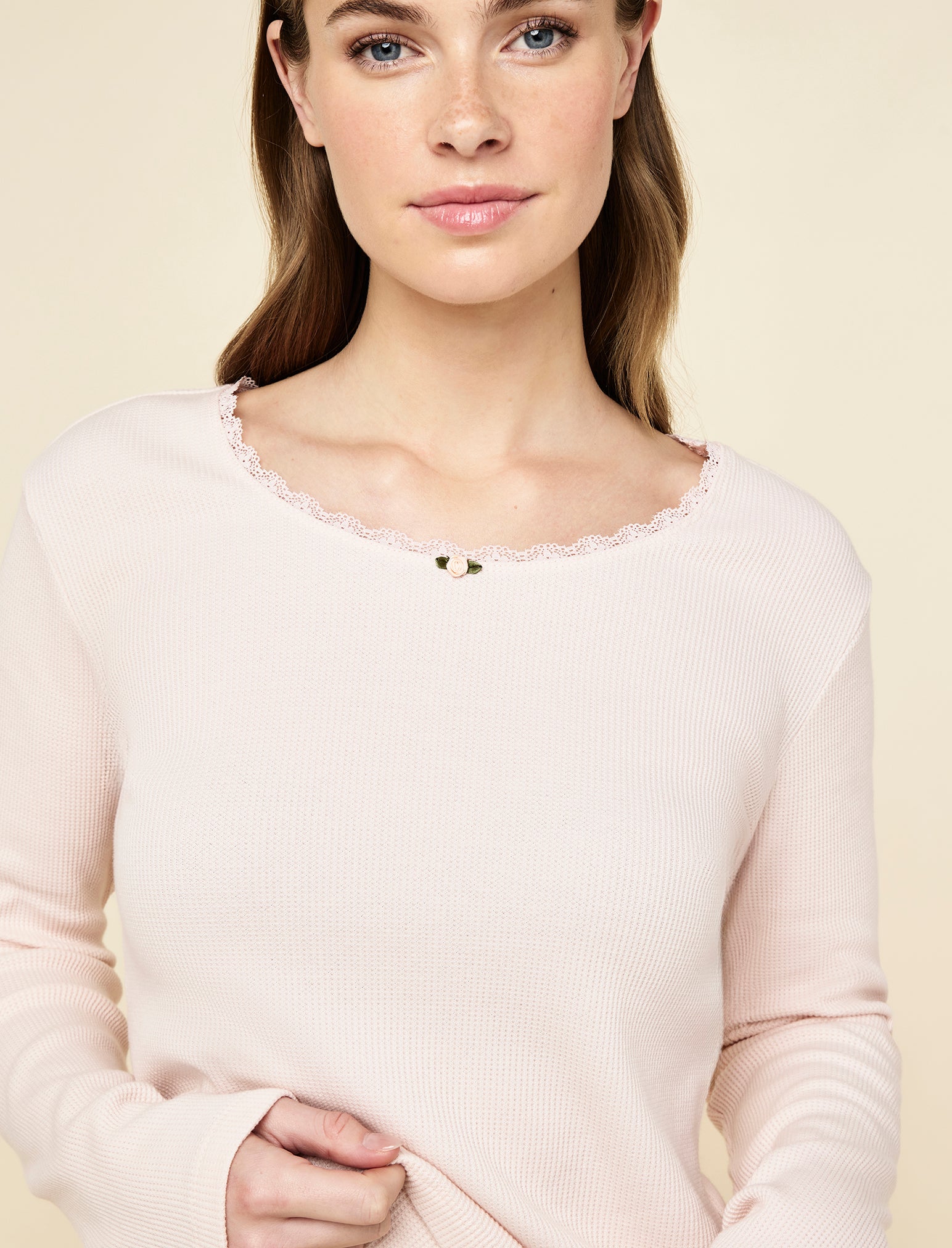 Claire Soft Cotton Waffle PJ Set