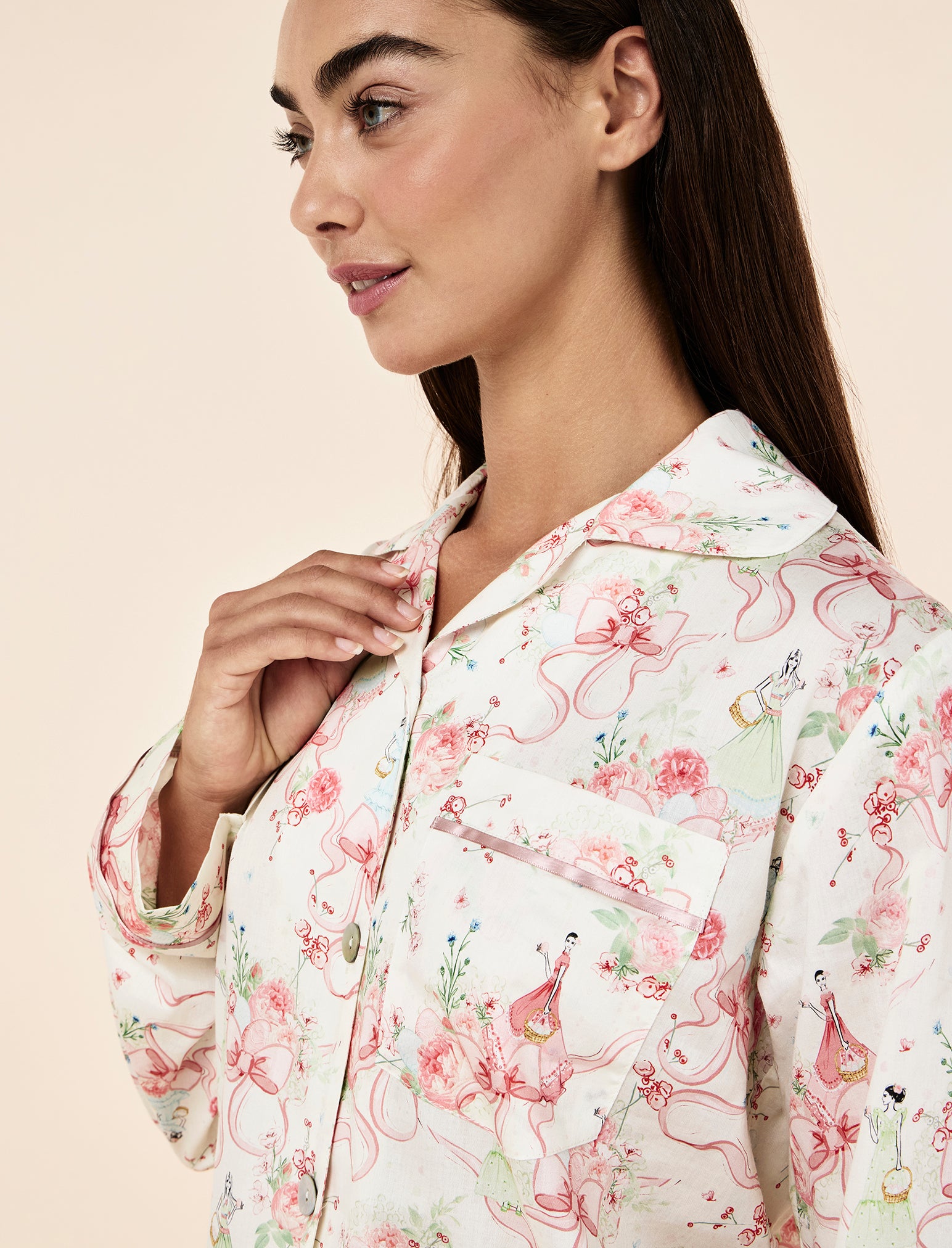 Bows in Bloom Full Length PJ Set