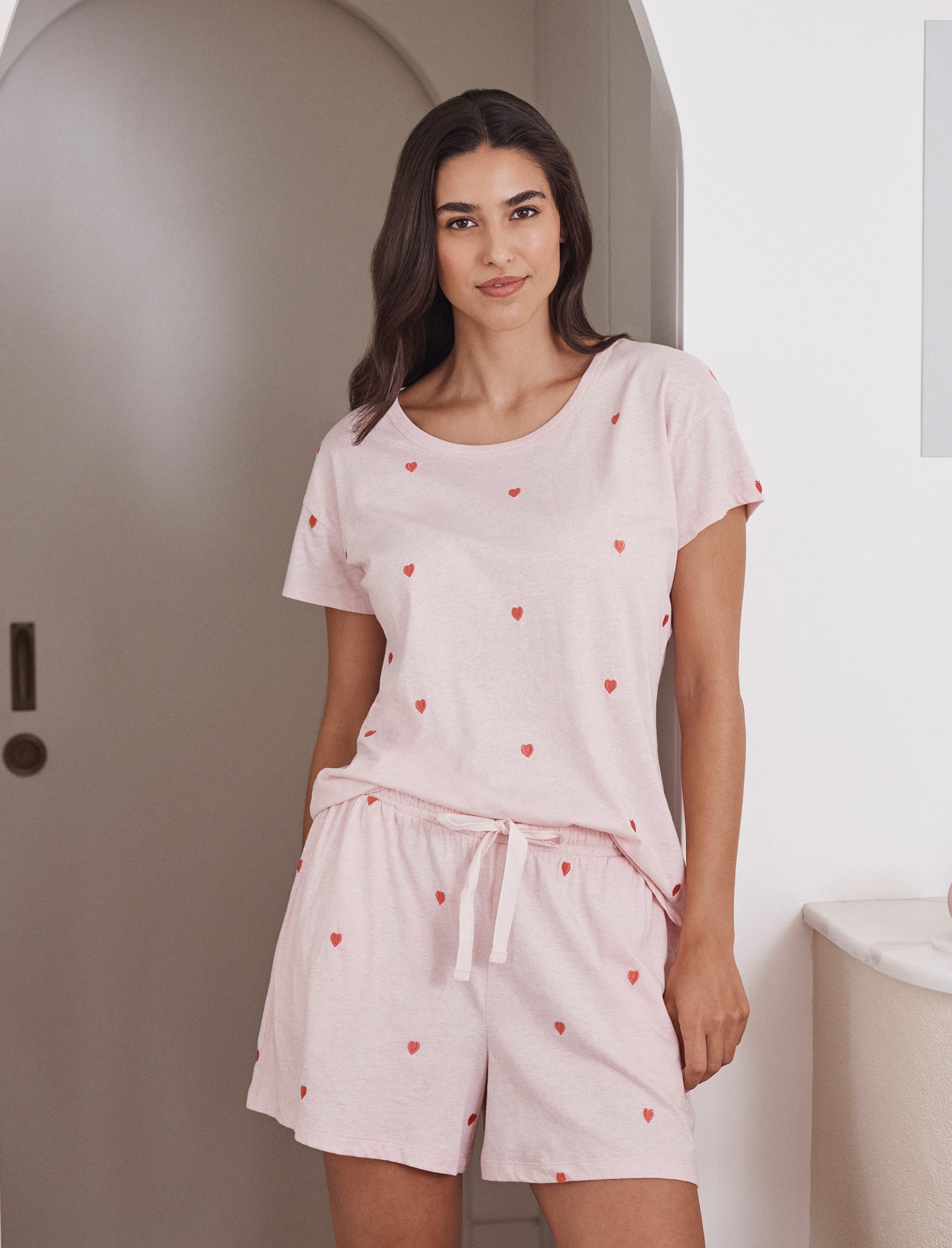 Jada Organic Cotton Knit Boxer PJ Set