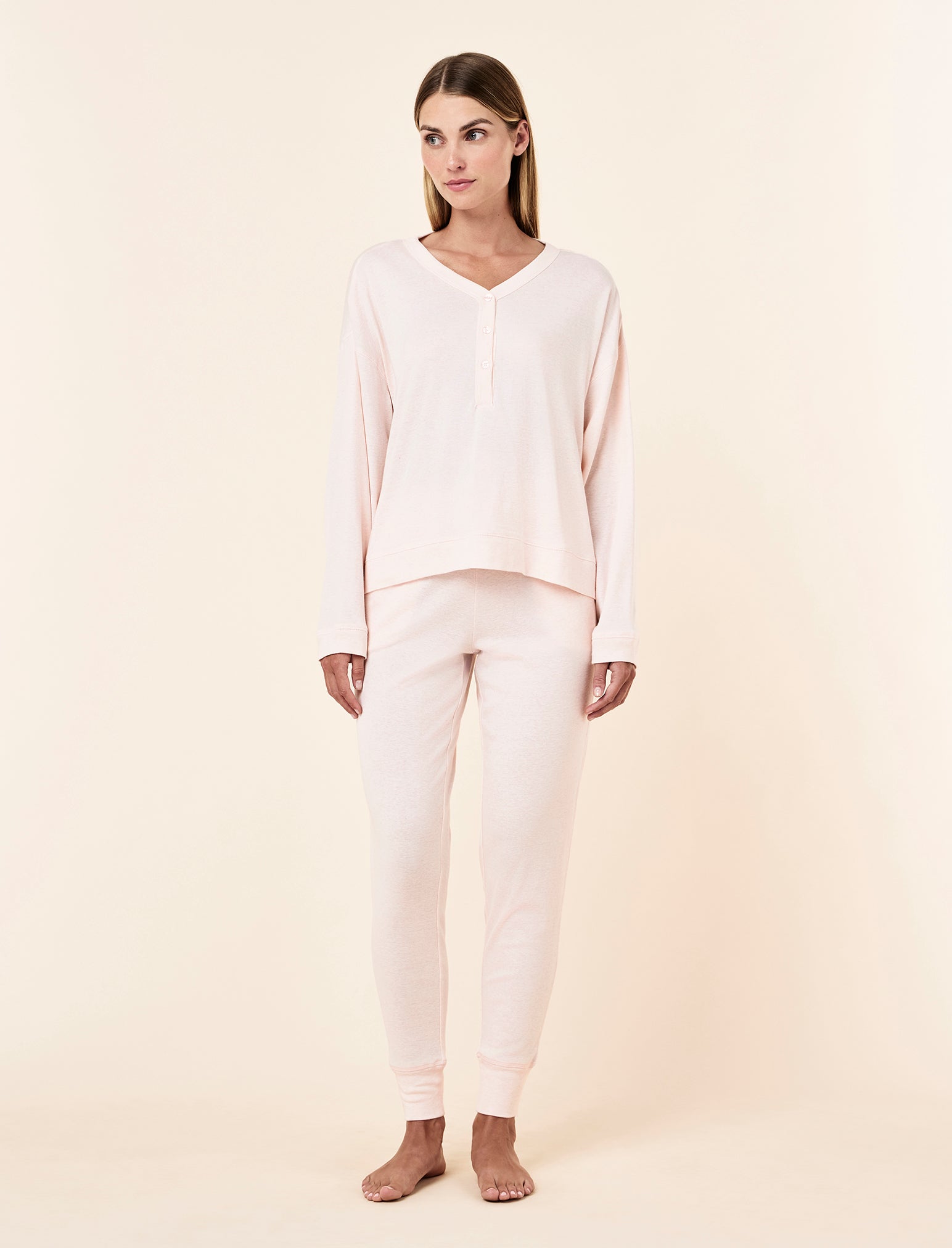 Pia Super Luxe Long Sleeve Boxy Top