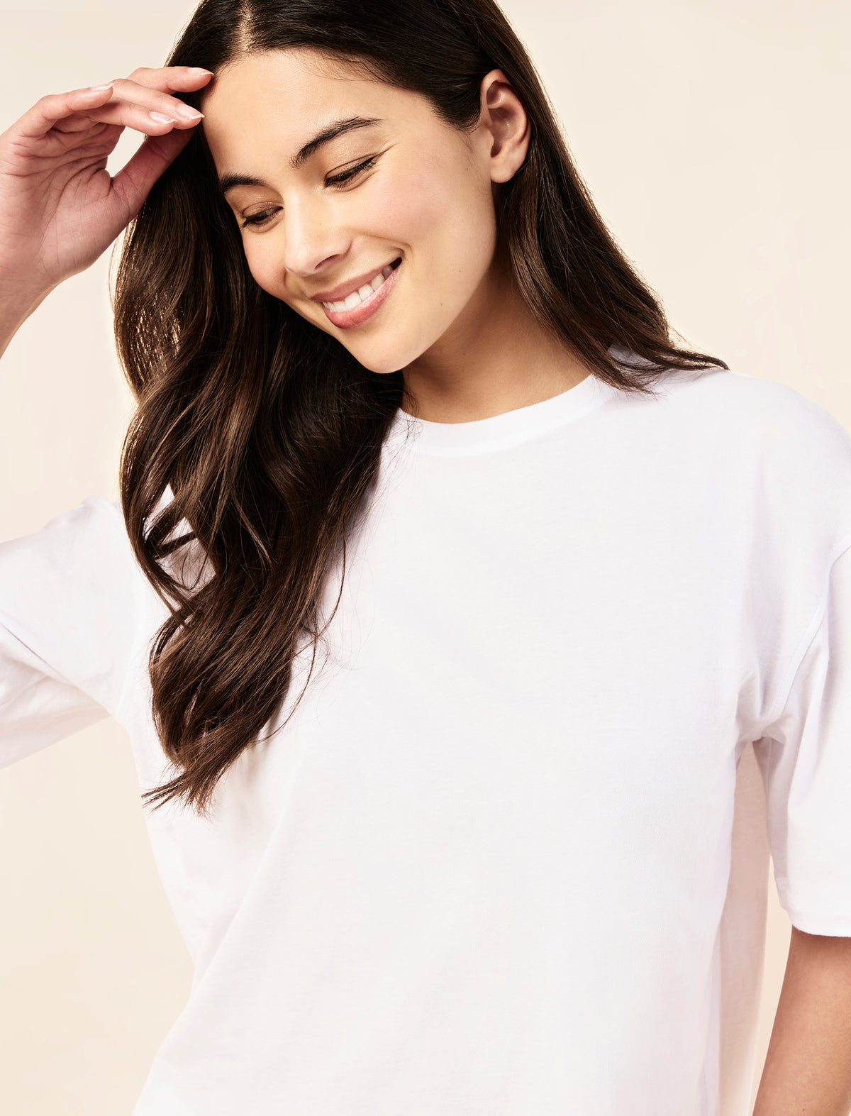 Jada Organic Cotton Knit Crop Tee