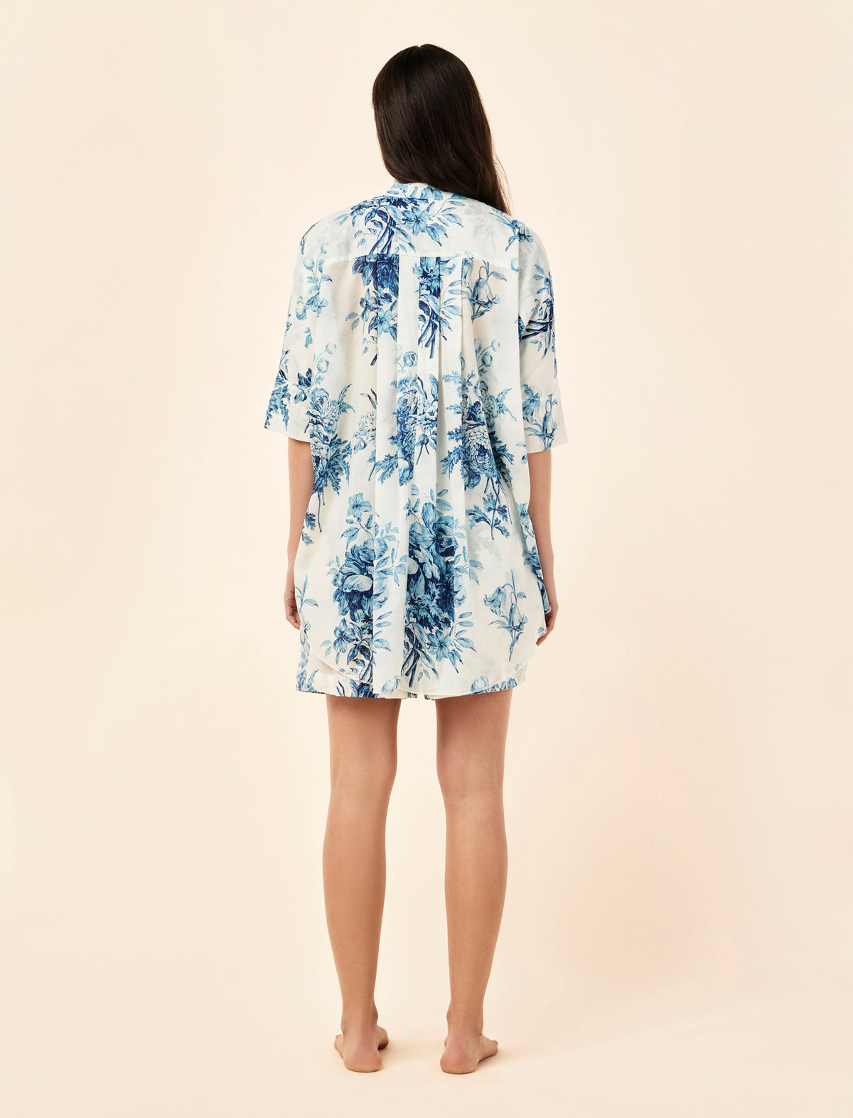 Karen Walker Romantic Floral Flowy Boxer PJ Set