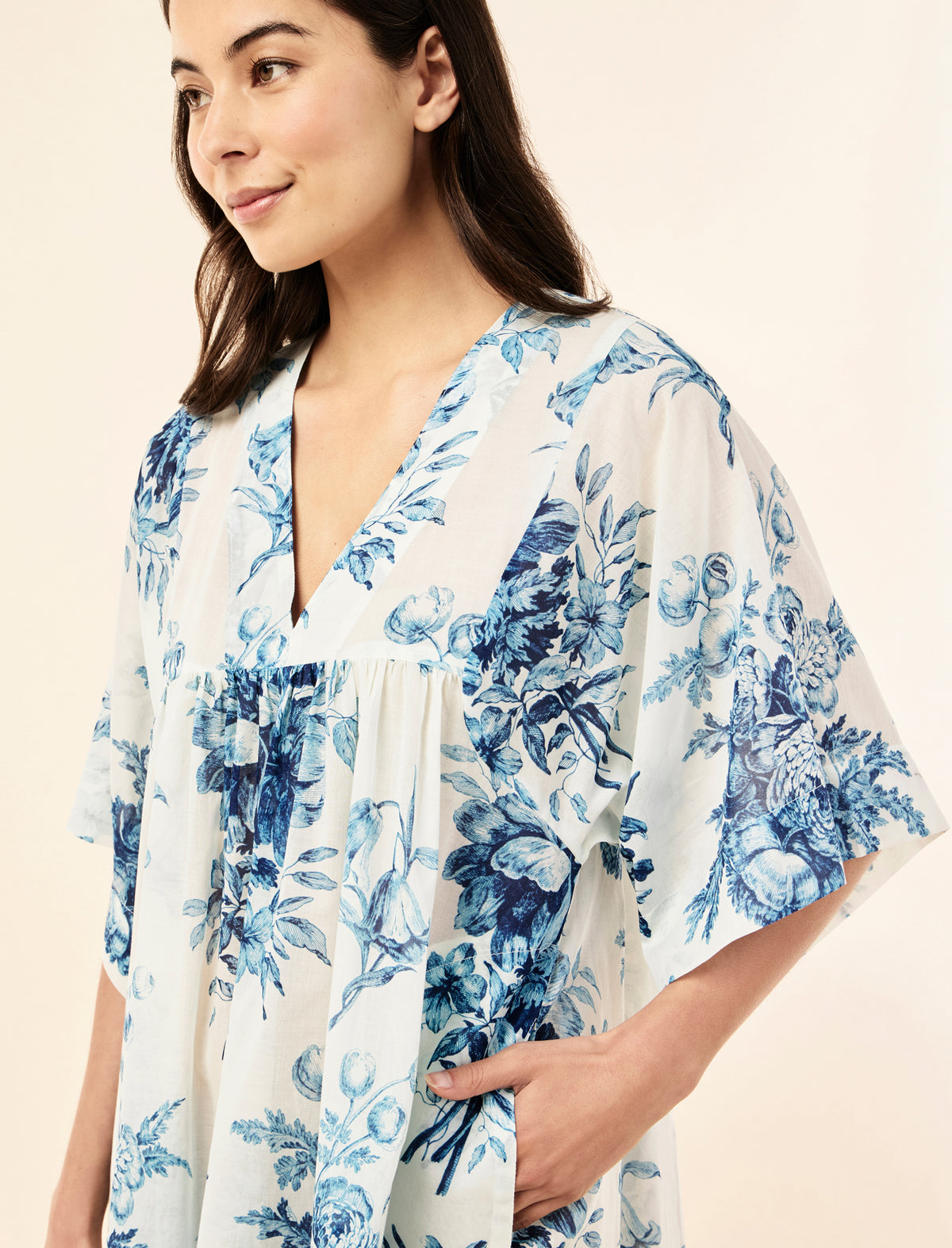 Karen Walker Romantic Floral Kaftan Nightie