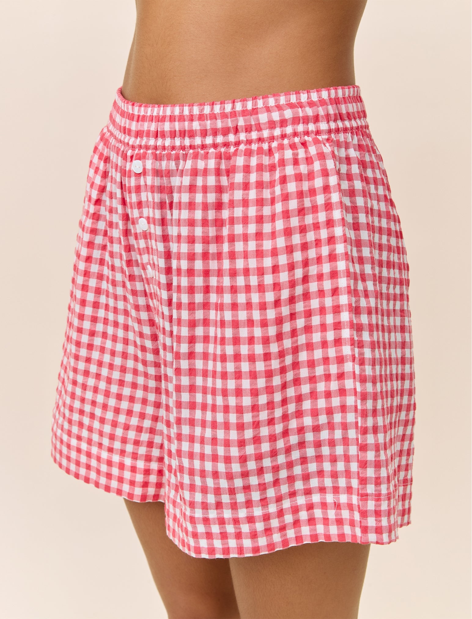 Seersucker Gingham Boxer Short