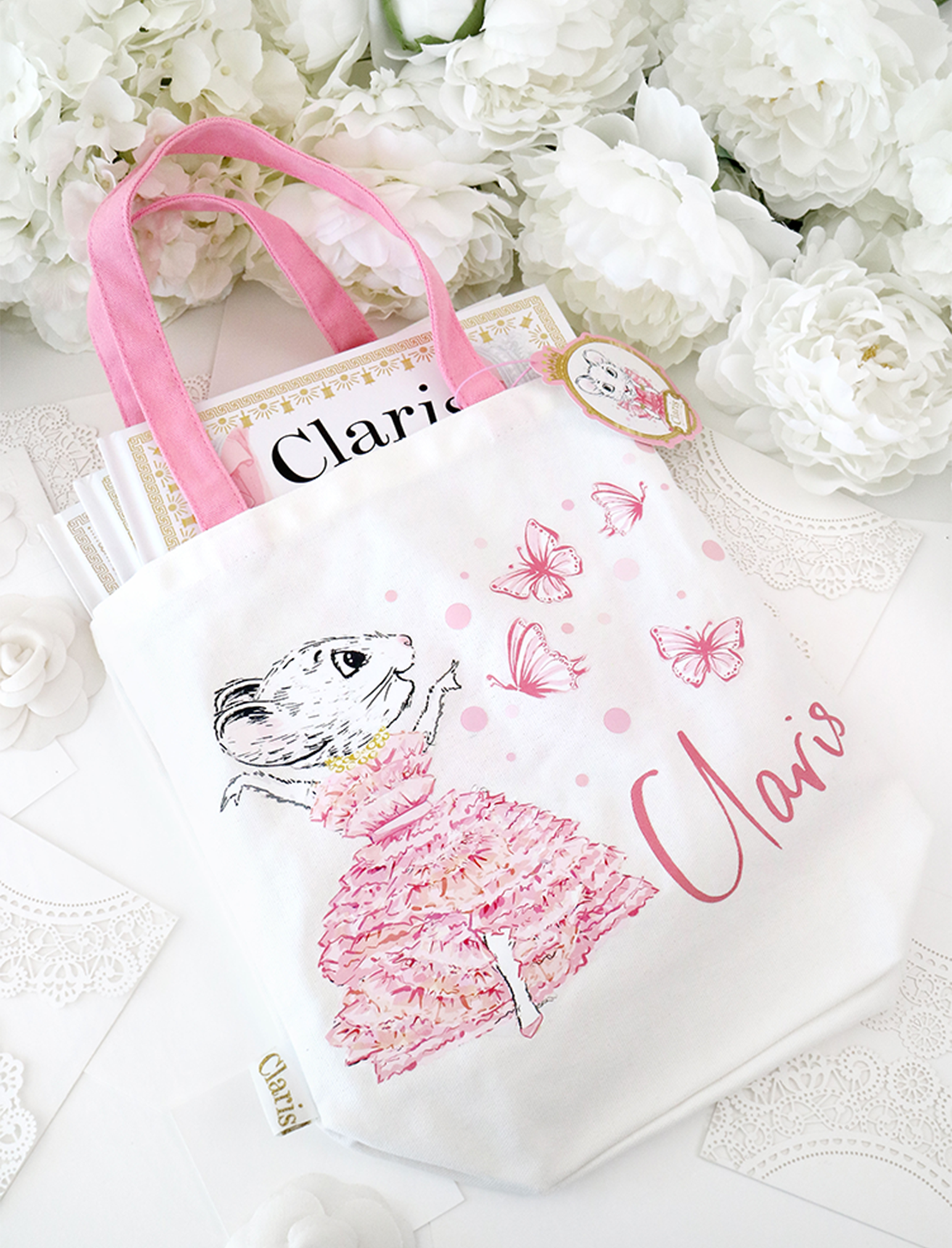 Claris Canvas Book Bag