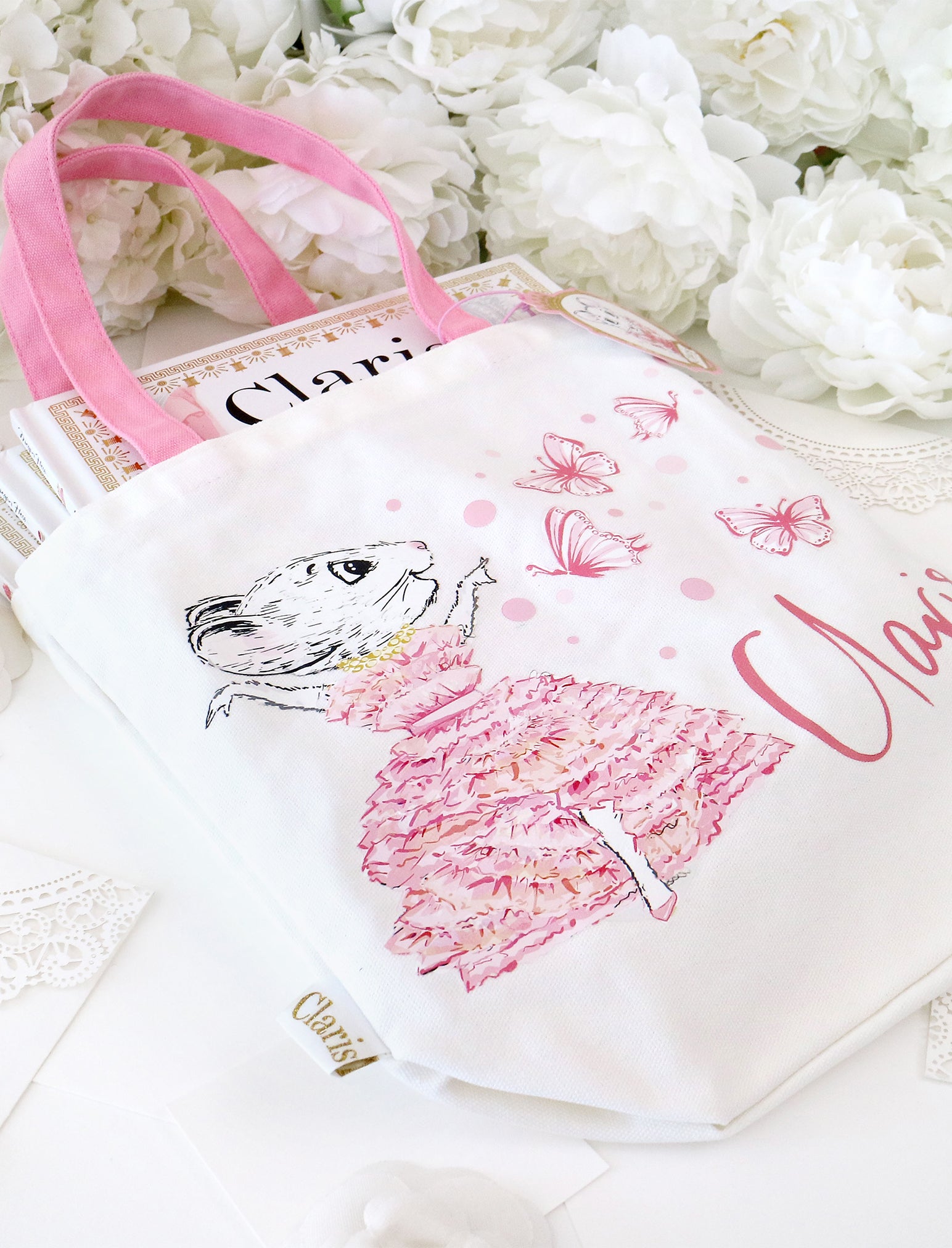 Claris Canvas Book Bag