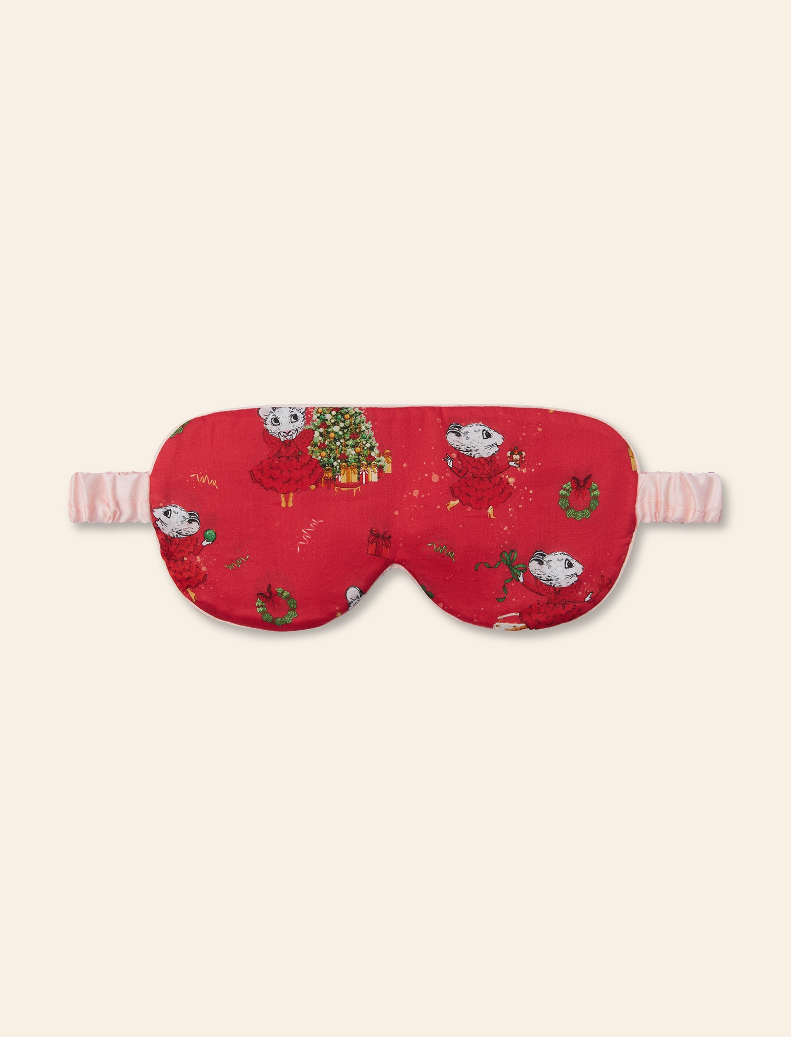 Claris The Mouse & Christmas Surprise Reversible Eye Mask