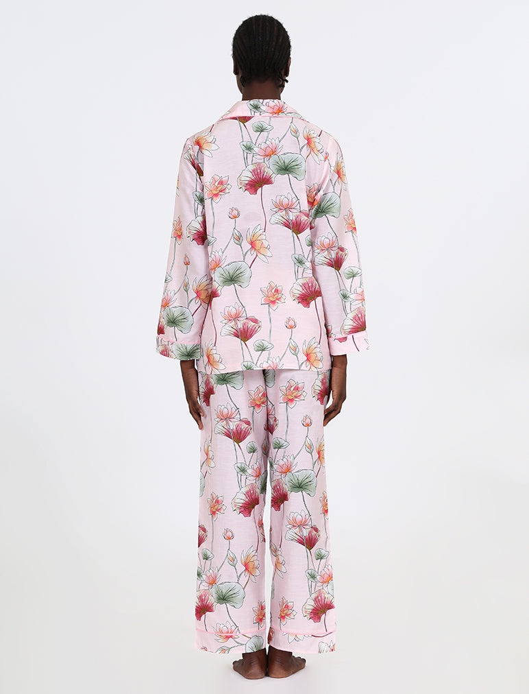 Lotus Cotton Silk PJ Set