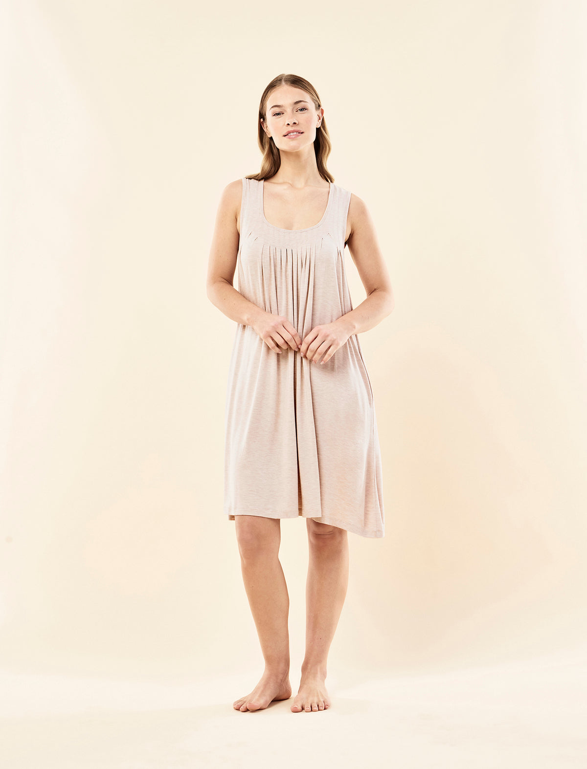 Kate Modal Soft Pleat Front Nightie