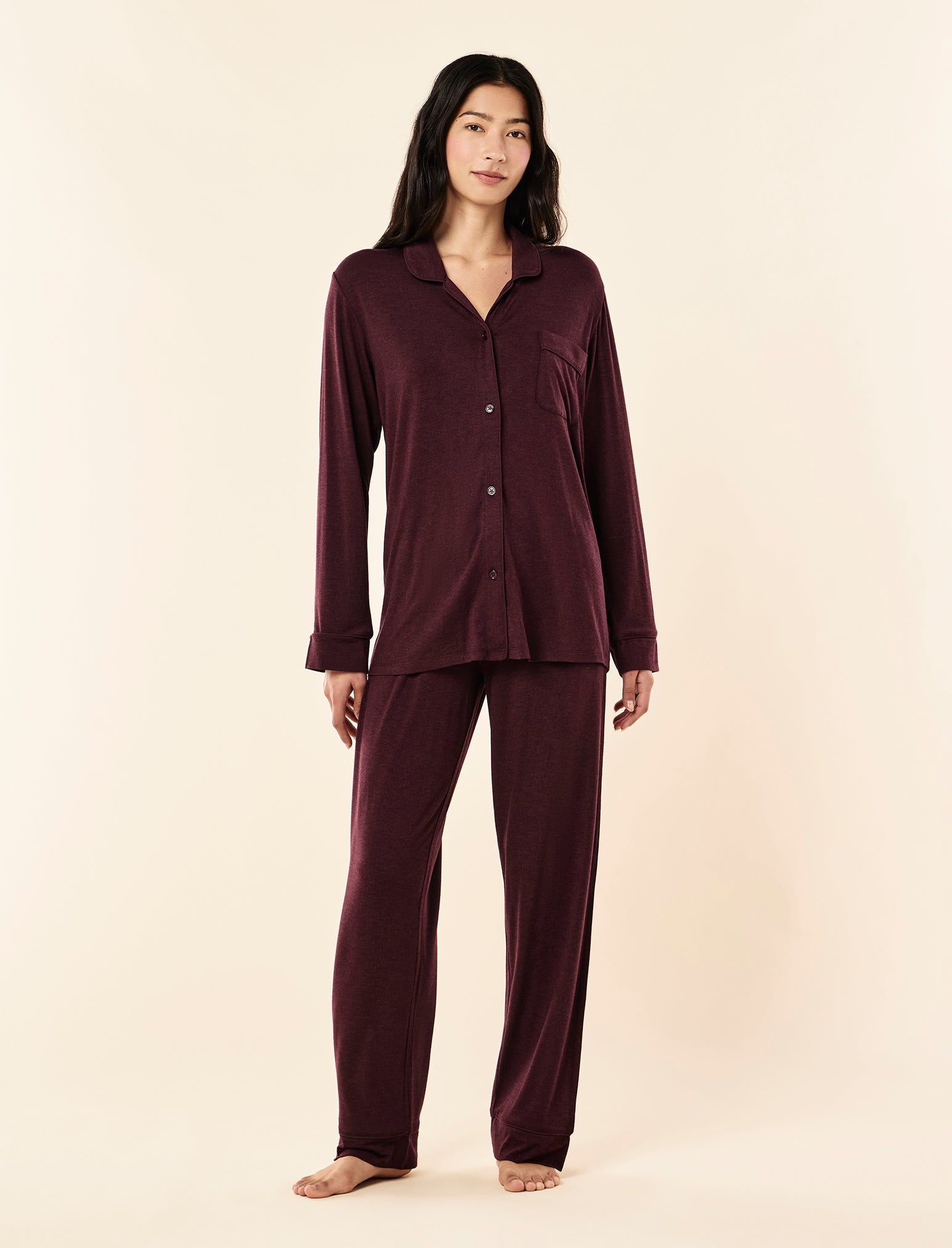 Kate Modal Soft Full Length PJ Set