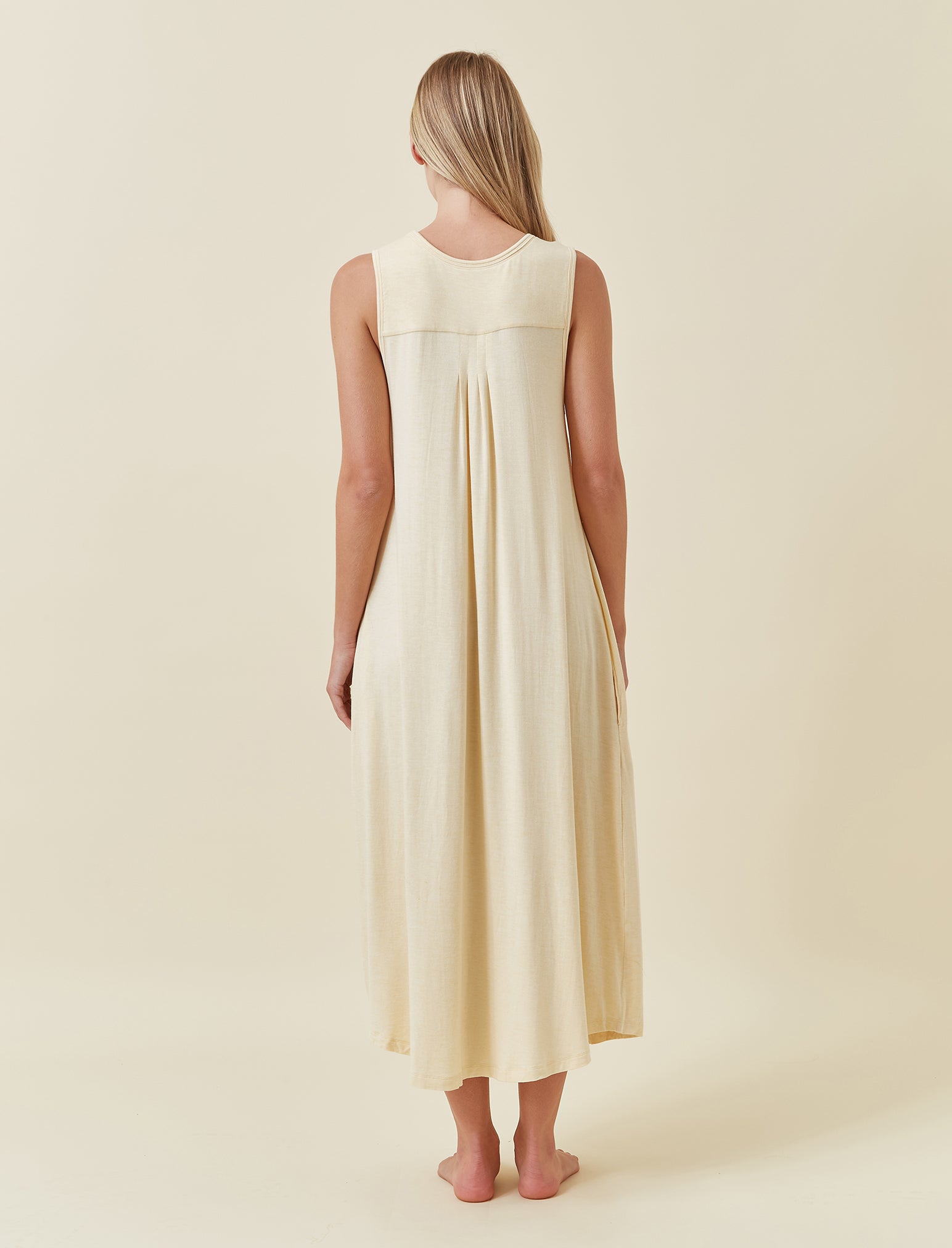 Kate Modal Soft Pleat Front Maxi Nightie