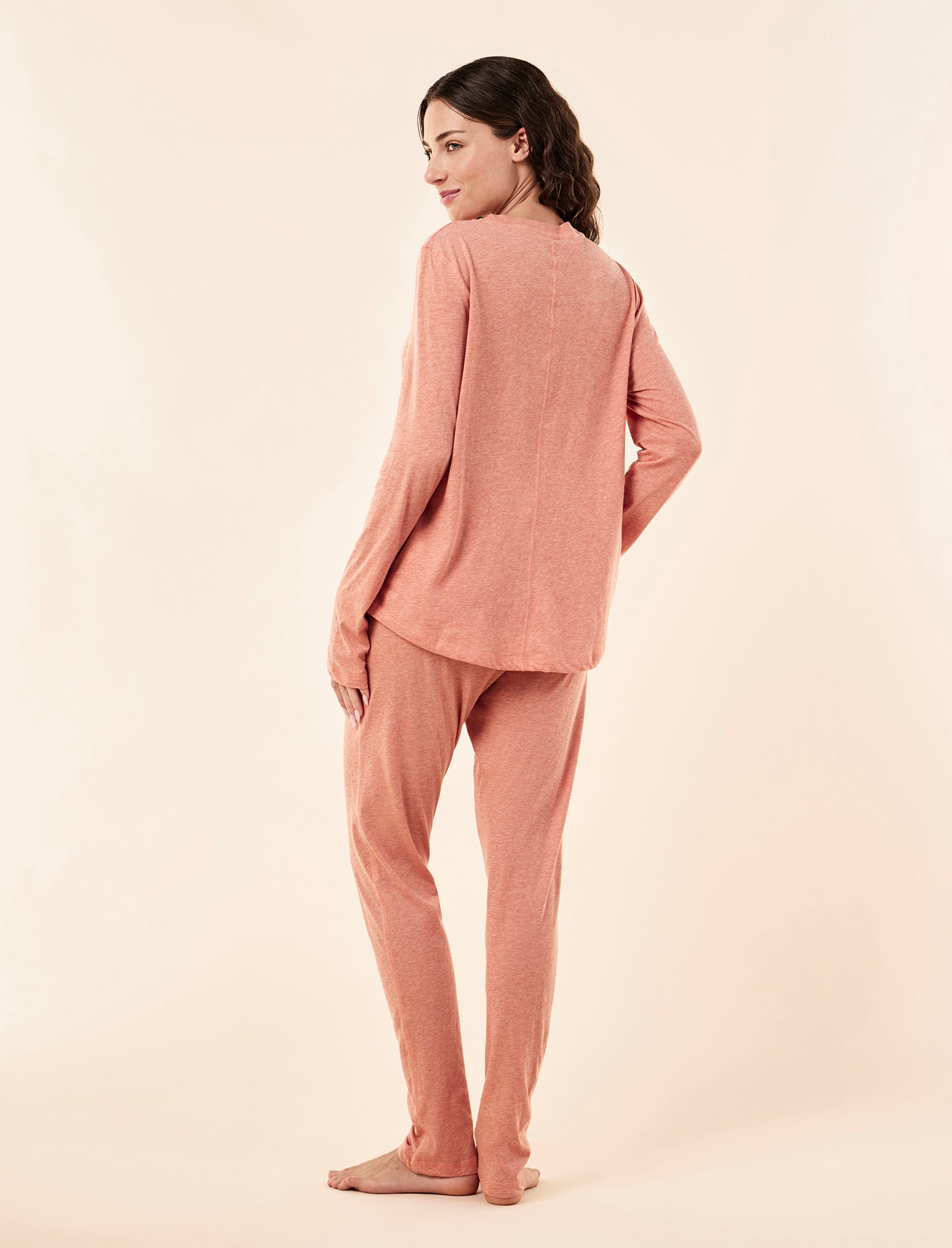 Jada Organic Cotton Knit Long Sleeve Tee