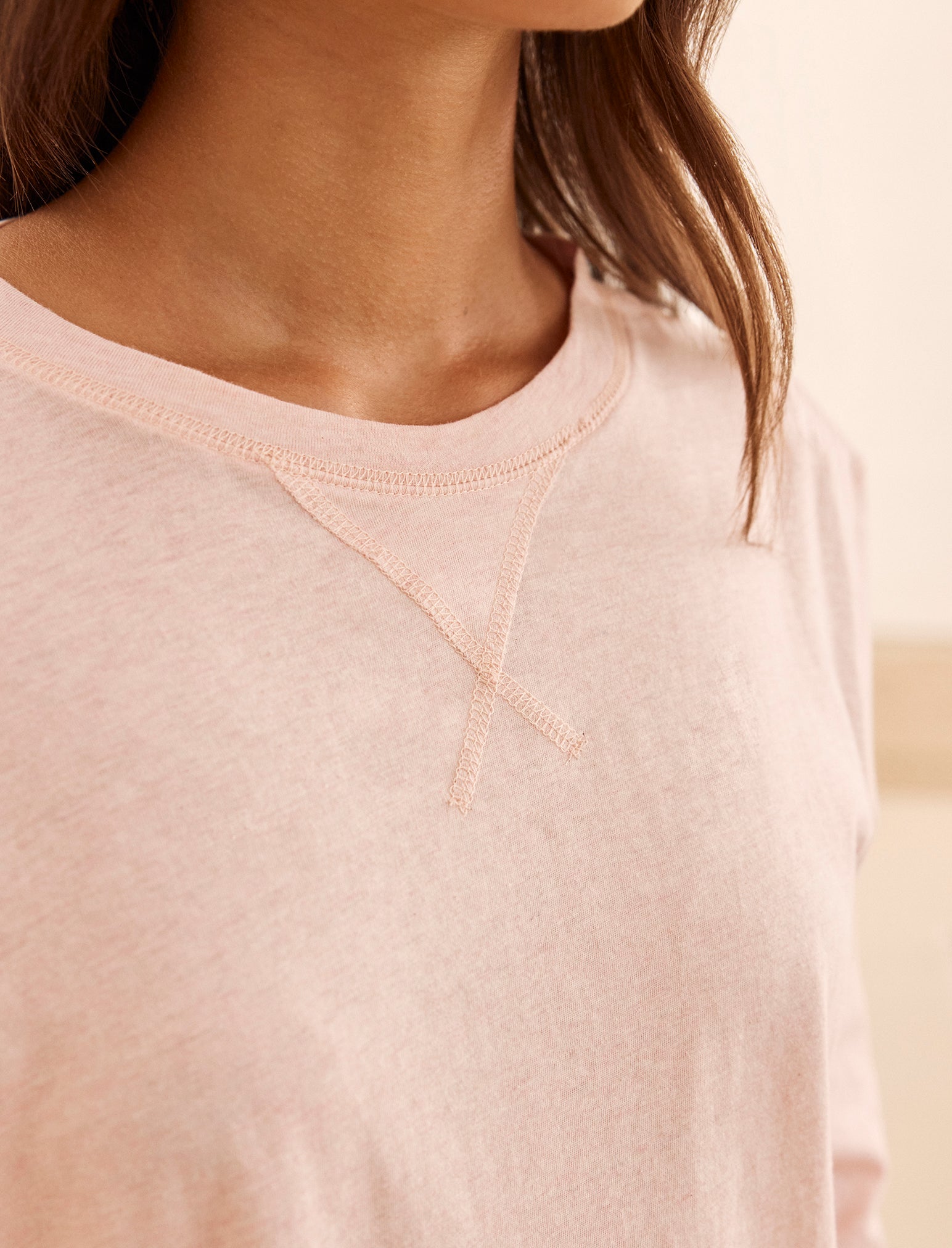 Jada Organic Cotton Knit Long Sleeve Tee