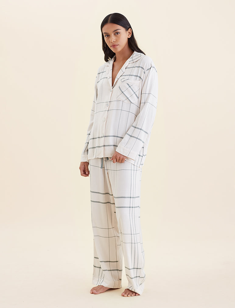 Comfy Plaid PJ Set