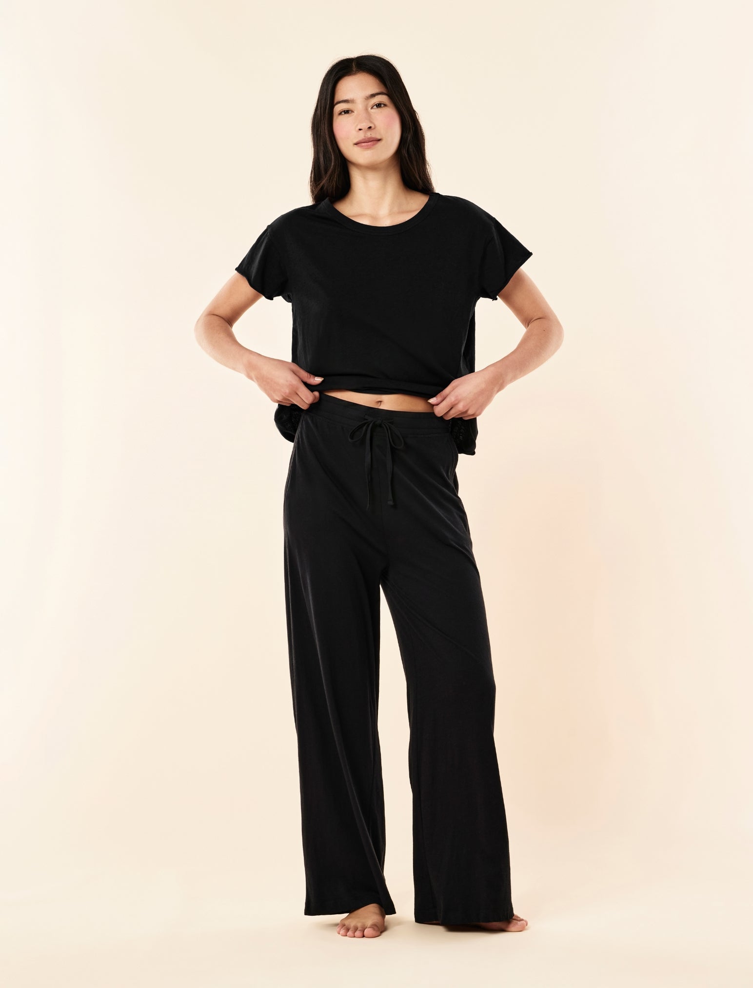Jada Organic Cotton Knit Boxy Tee