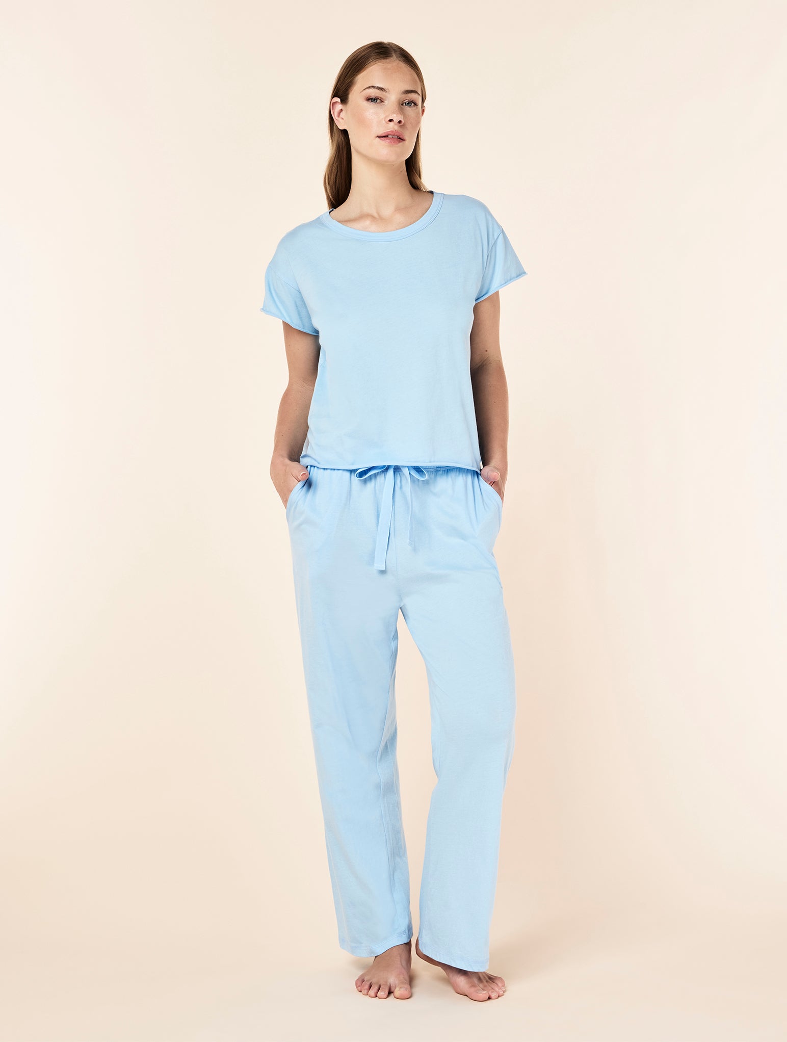 Jada Organic Cotton Knit Boxy Tee