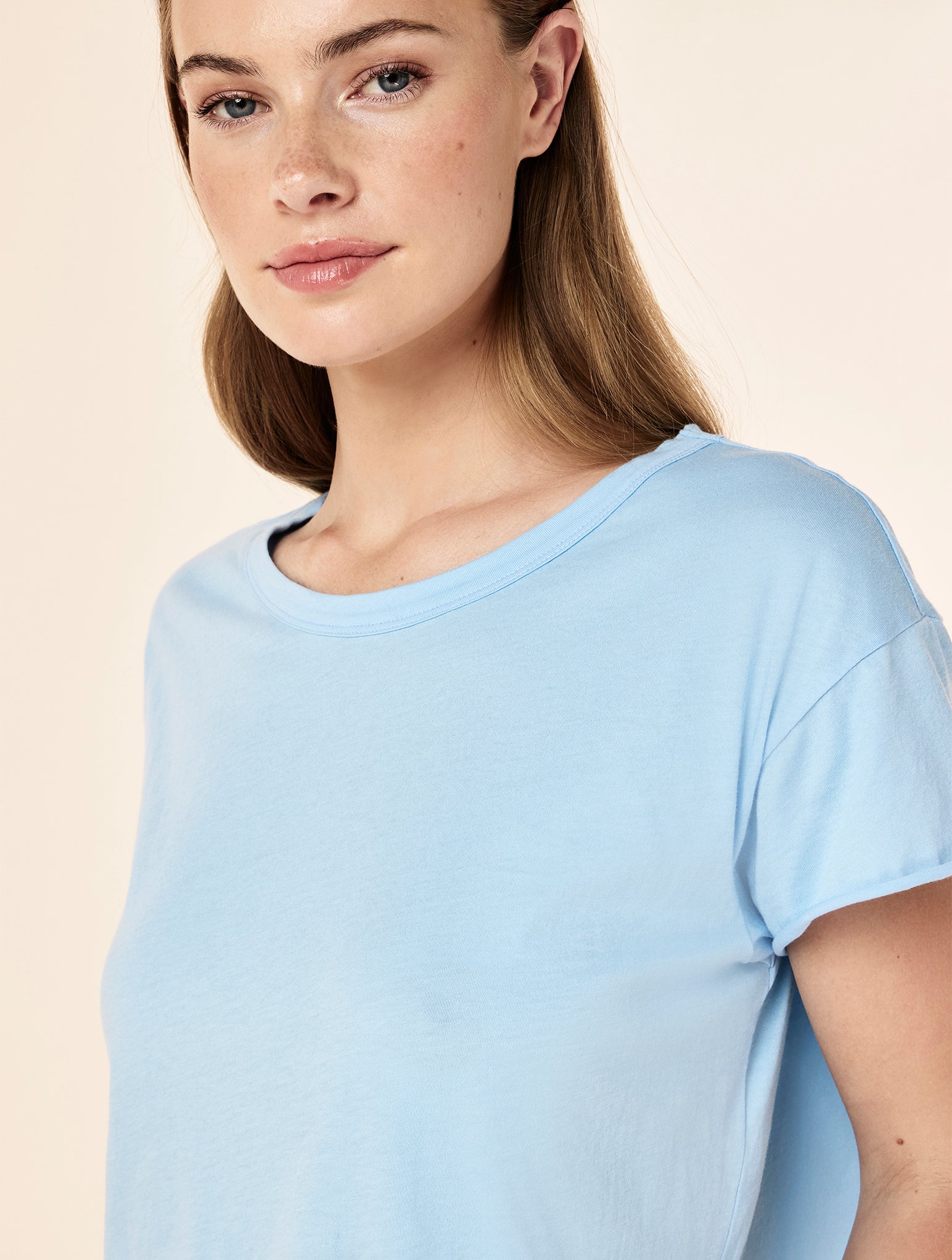 Jada Organic Cotton Knit Boxy Tee
