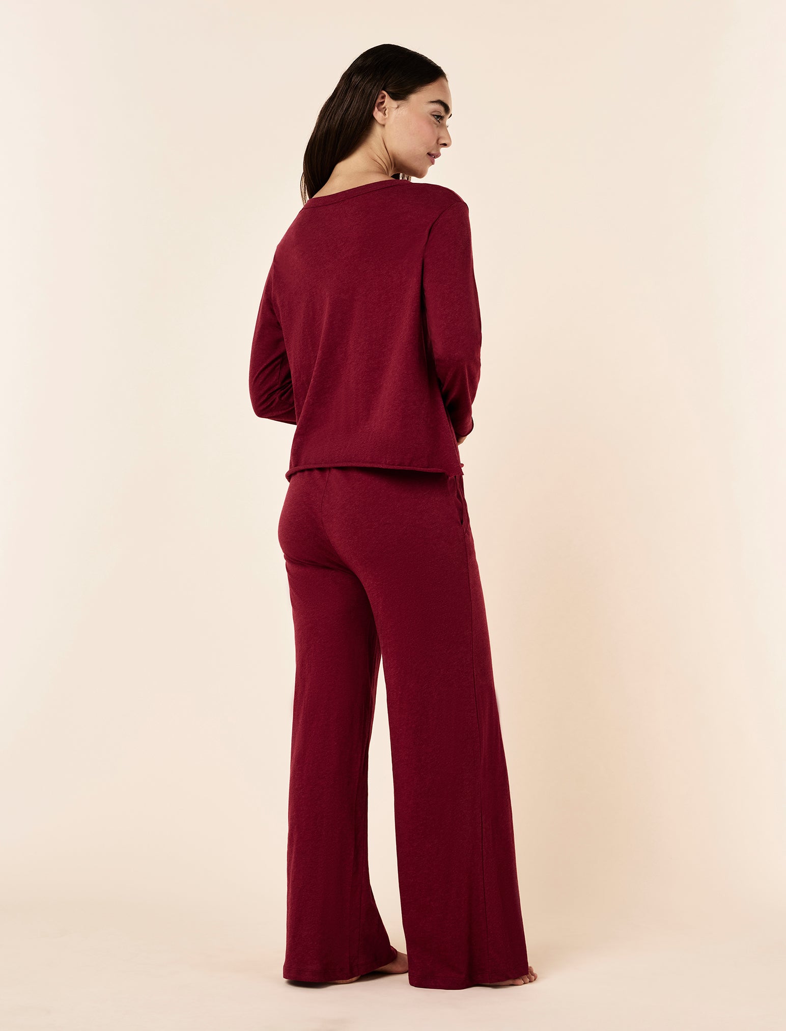 Jada Organic Cotton Wide Leg Pant