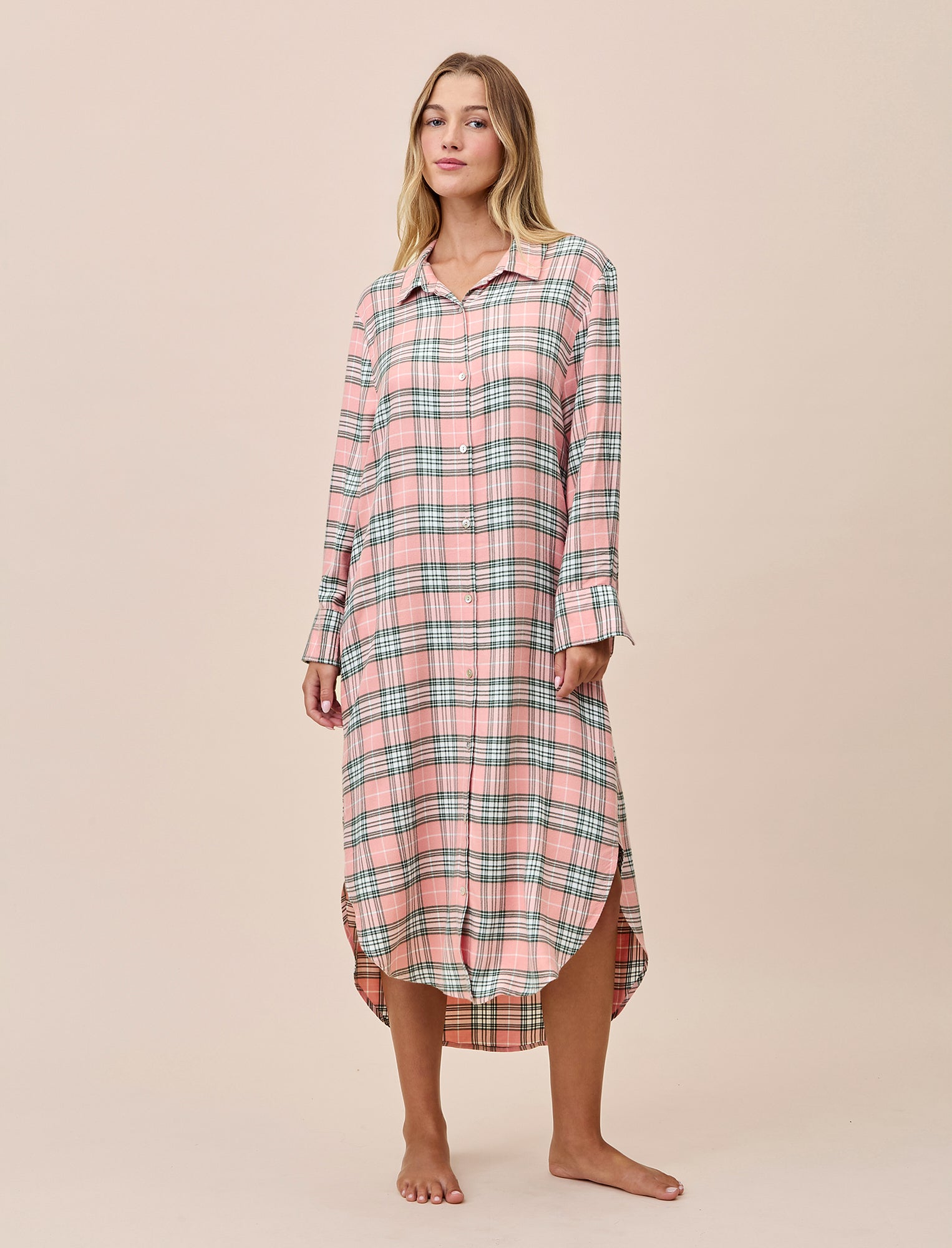 Comfy Plaid Nightshirt