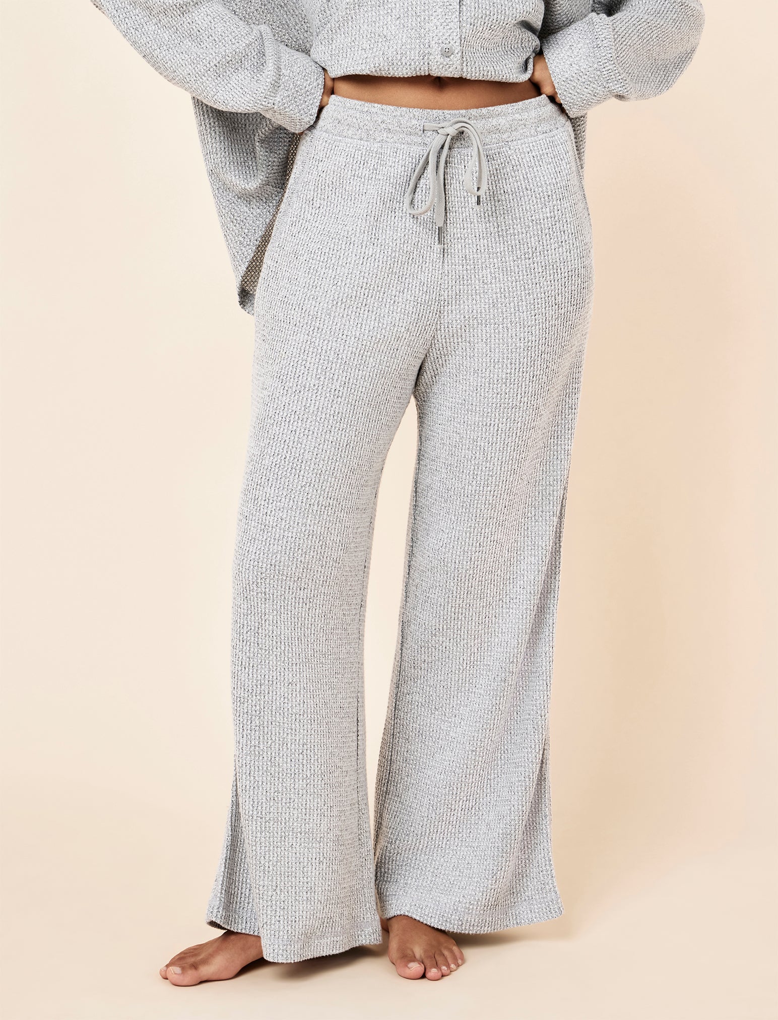 Super Soft Waffle Full Length PJ Set