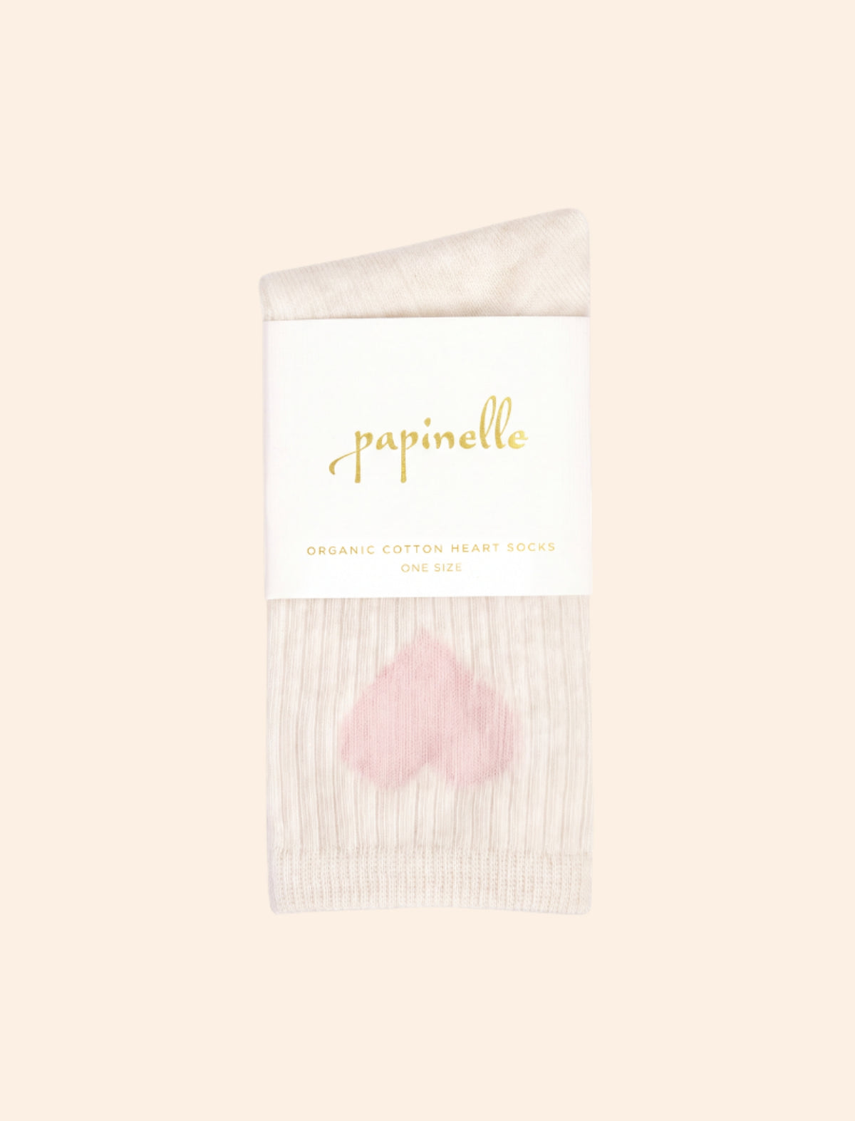 Heart Organic Cotton Socks