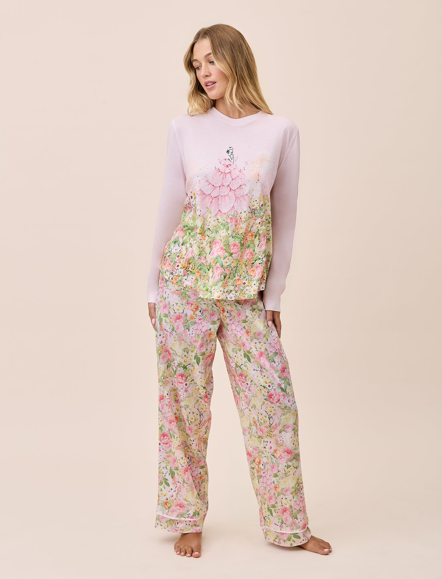 Secret Garden FL Pant and Organic Cotton LS Top