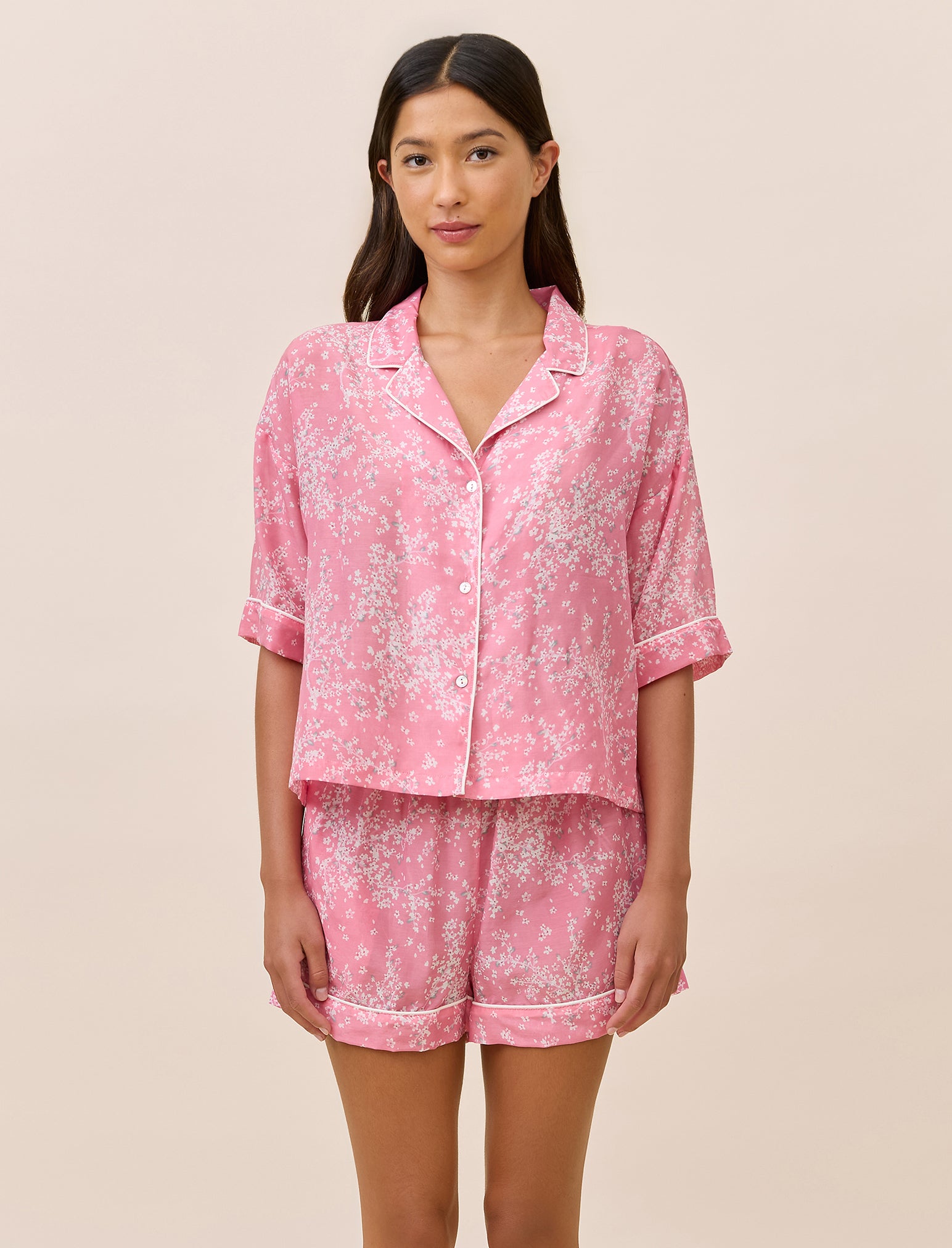 Cheri Blossom Boxer PJ Set