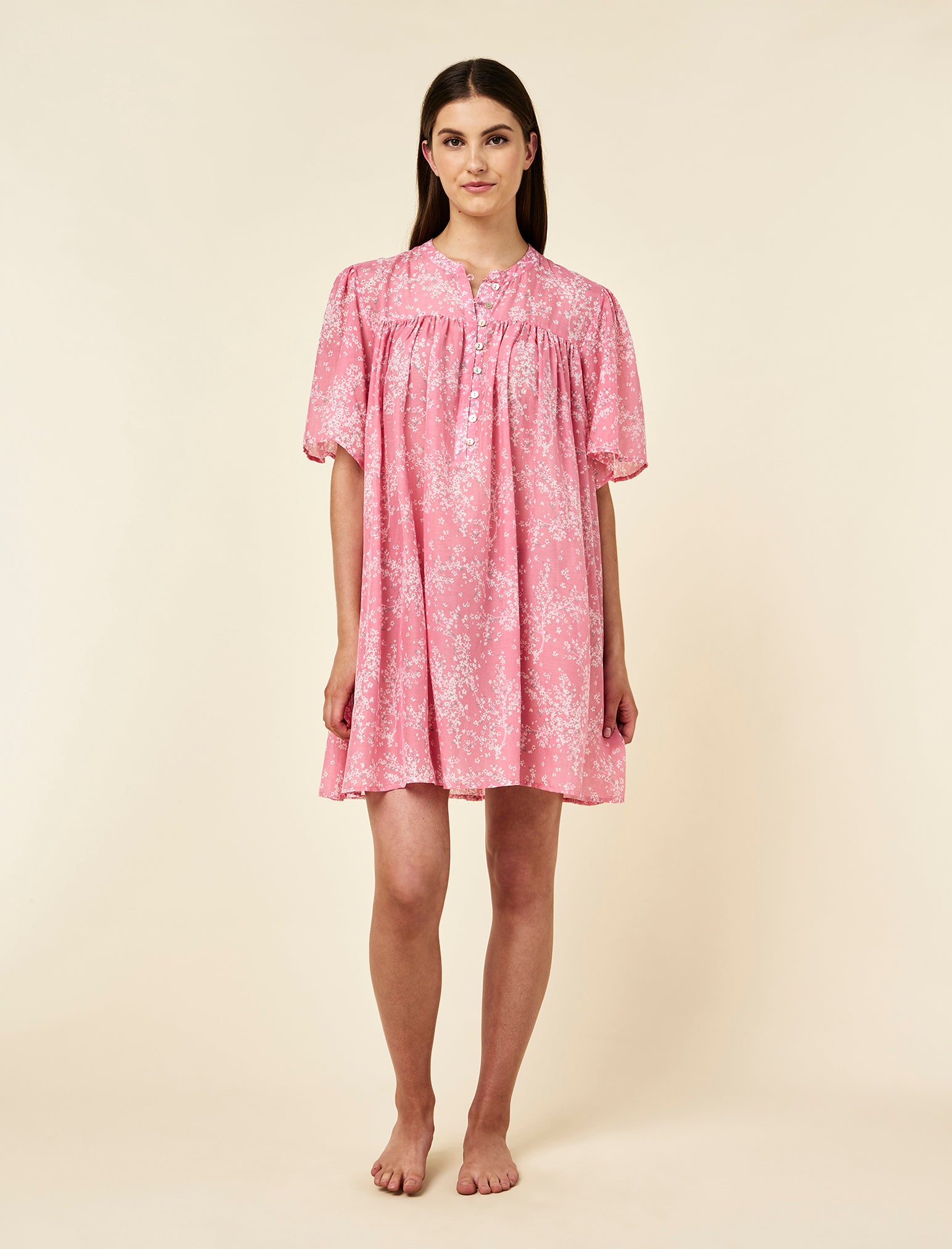 Cheri Blossom Smocked Nightie