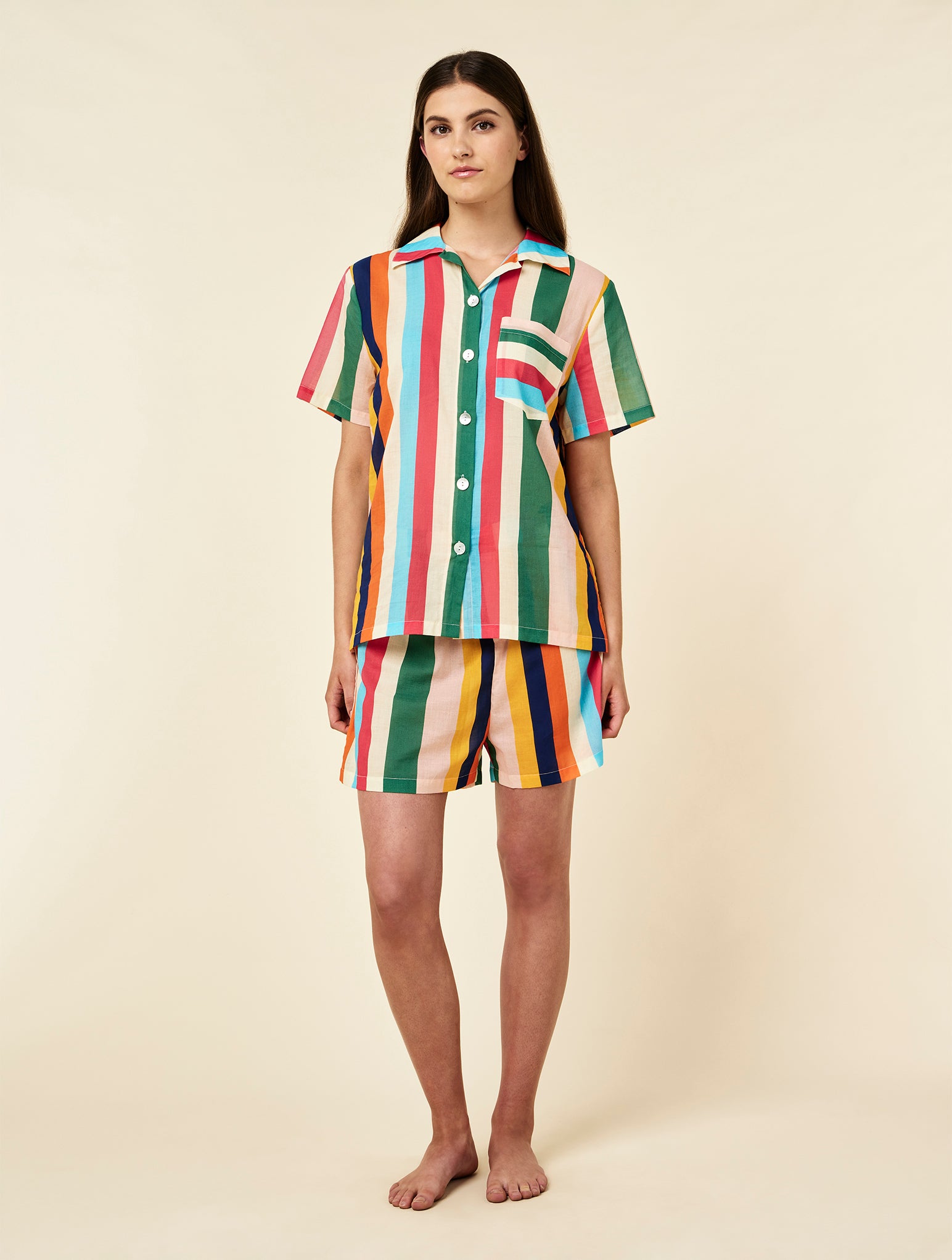 Holiday Stripe Boxer PJ