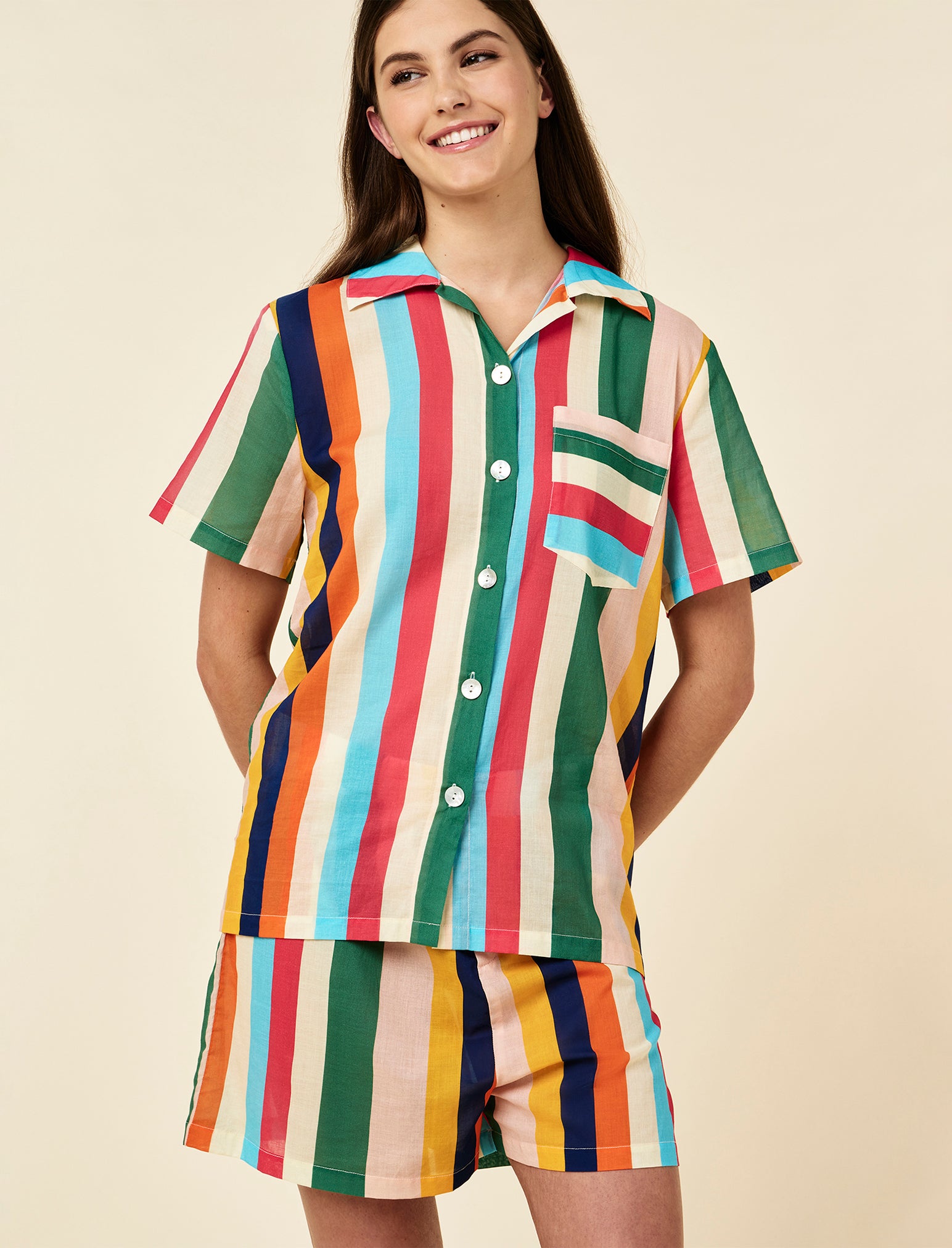 Holiday Stripe Boxer PJ