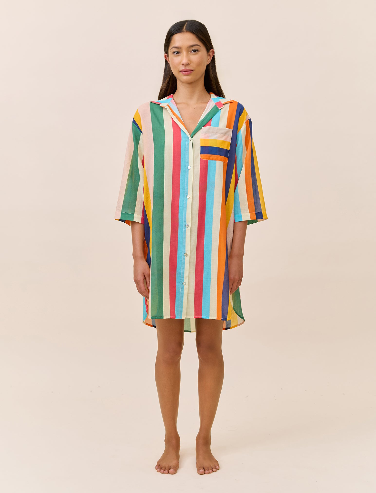 Holiday Stripe Nightshirt