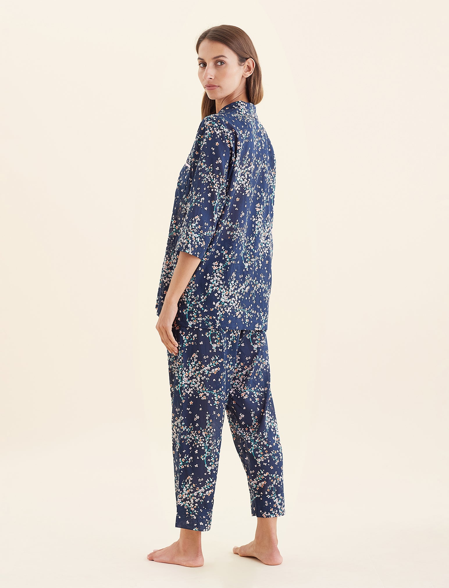 Cheri Blossom Crop PJ Set