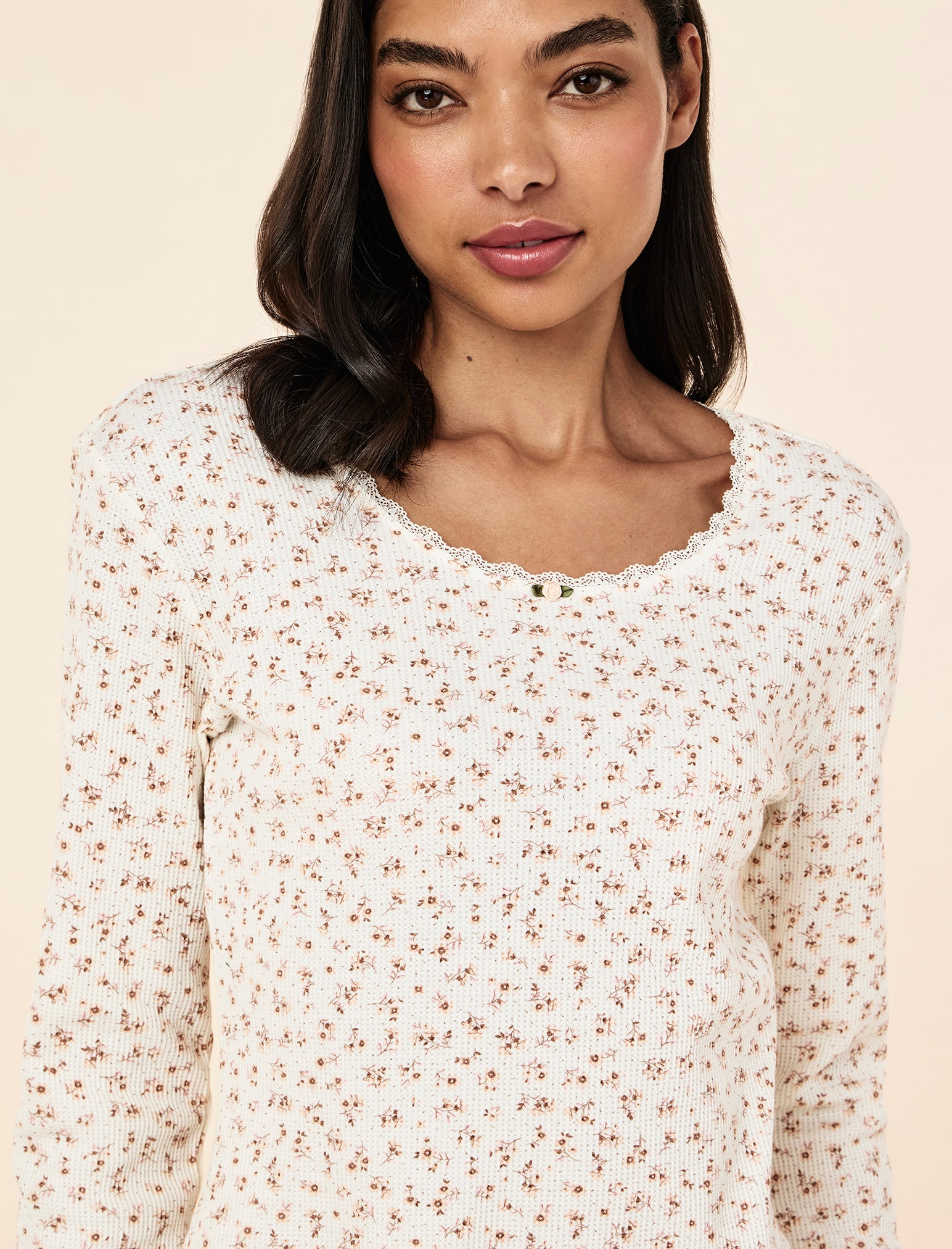 Claire Soft Cotton Waffle PJ Set
