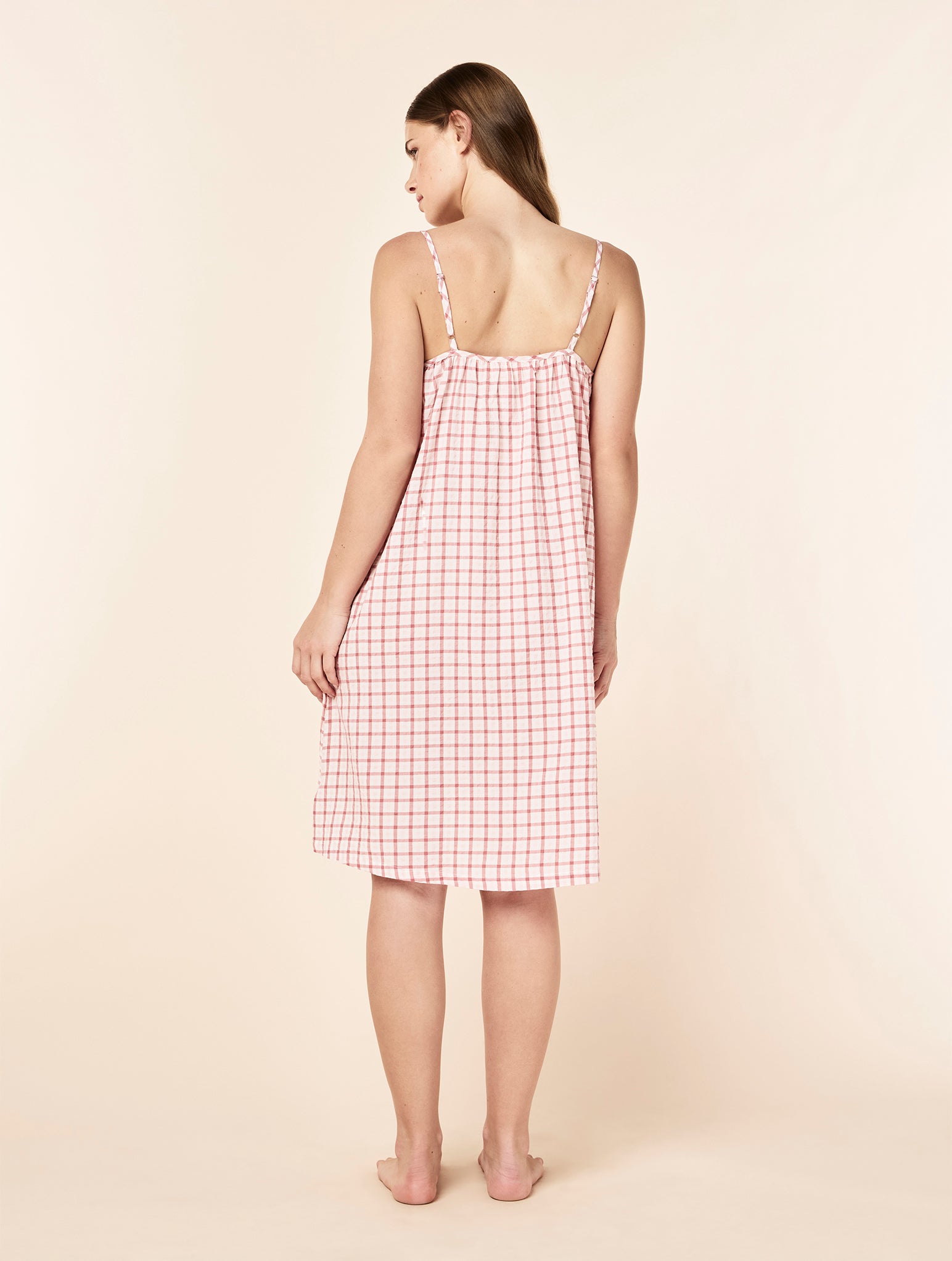 Seersucker Strappy Nightie