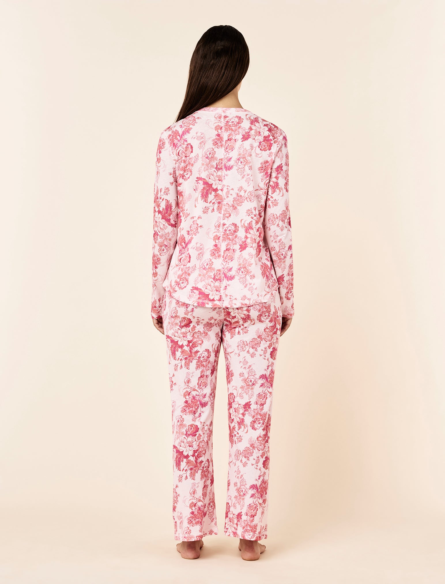 Madelyn Organic Cotton Knit Full Length PJ Set
