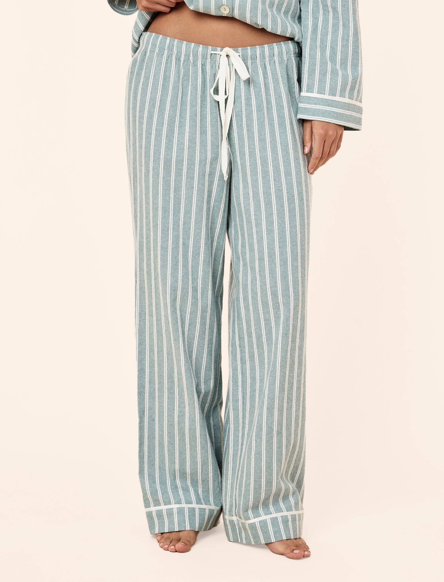 Organic Brushed Cosy Full Length PJ Set
